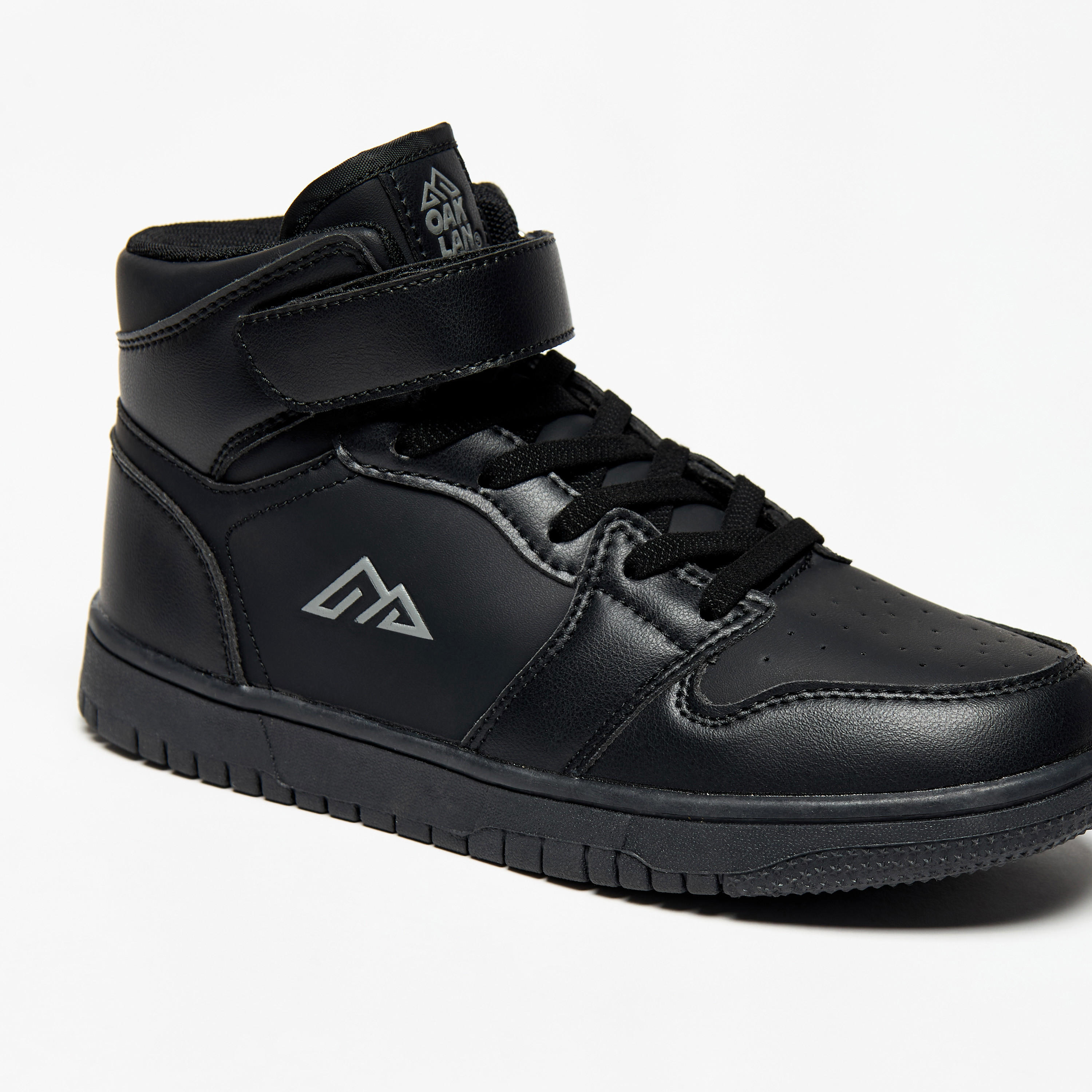 حذاء سنيكرز بشريط إغلاق لاصق ورقبة عالية للأطفال من أوكلان من شو إكسبرس-girls-shoes-sneakers-image-5