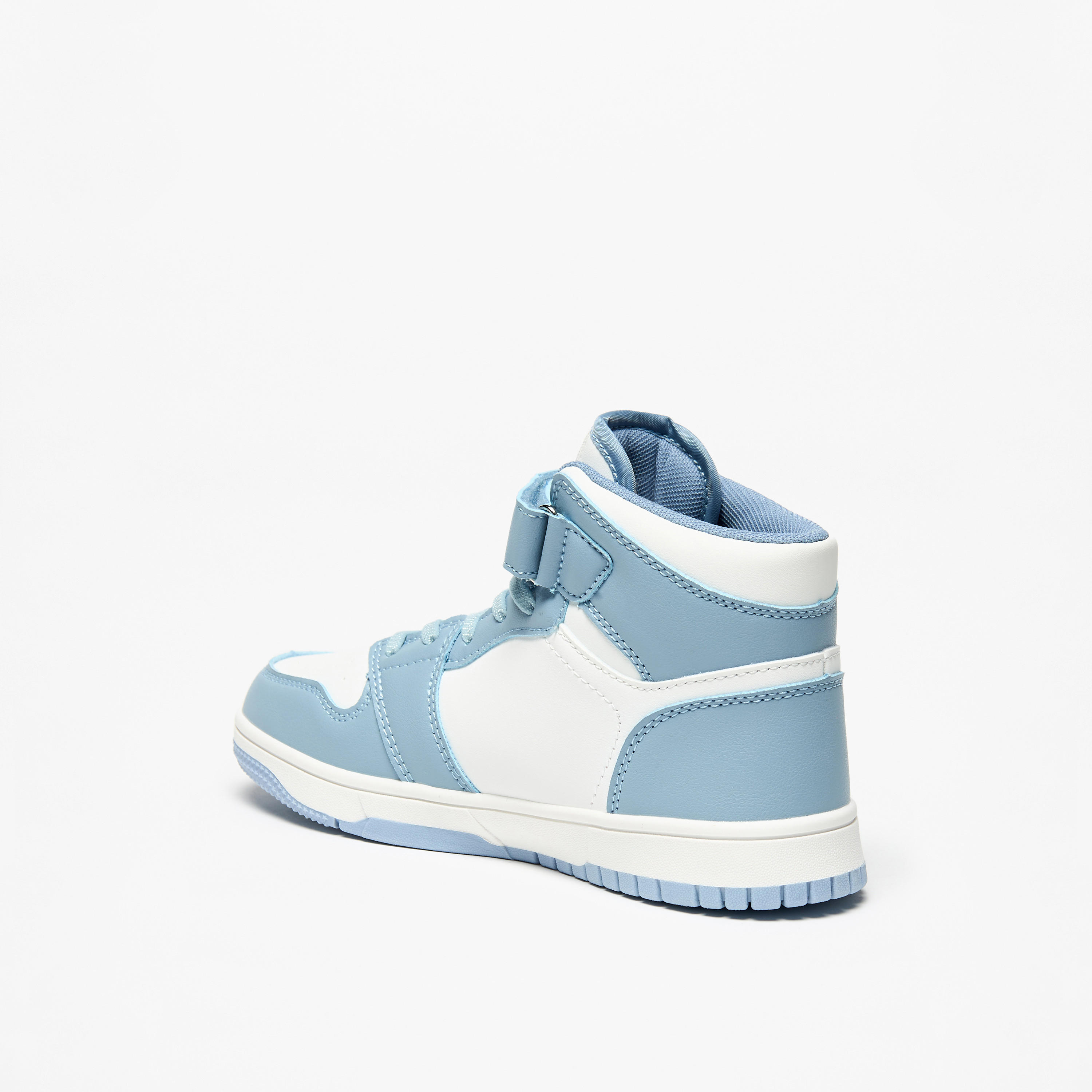 حذاء سنيكرز بشريط إغلاق لاصق ورقبة عالية وألواح من أوكلان من شو إكسبرس-girls-shoes-sneakers-image-2