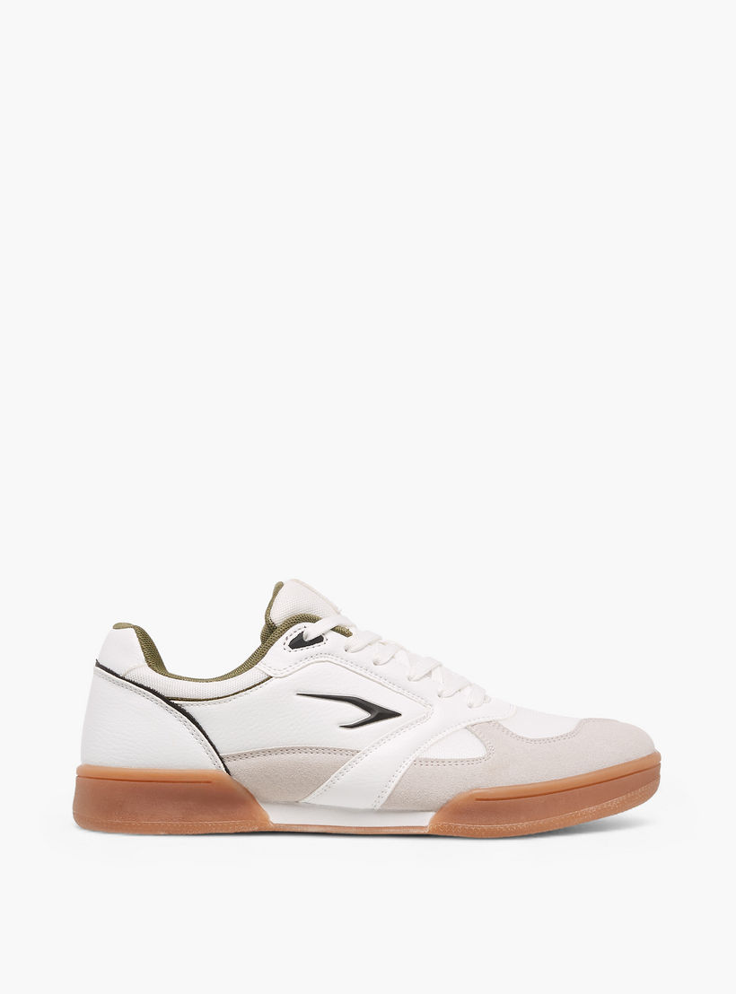 Dash Panelled Lace-Up Sports Shoes-sports-men-shoes-image-3