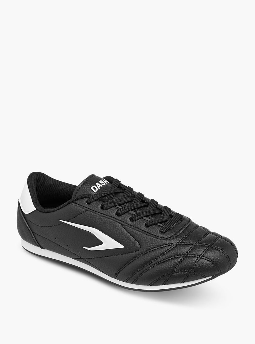 Dash Stitch Detail Sneakers with Lace-Up Closure-women-shoes-sneakers-image-3