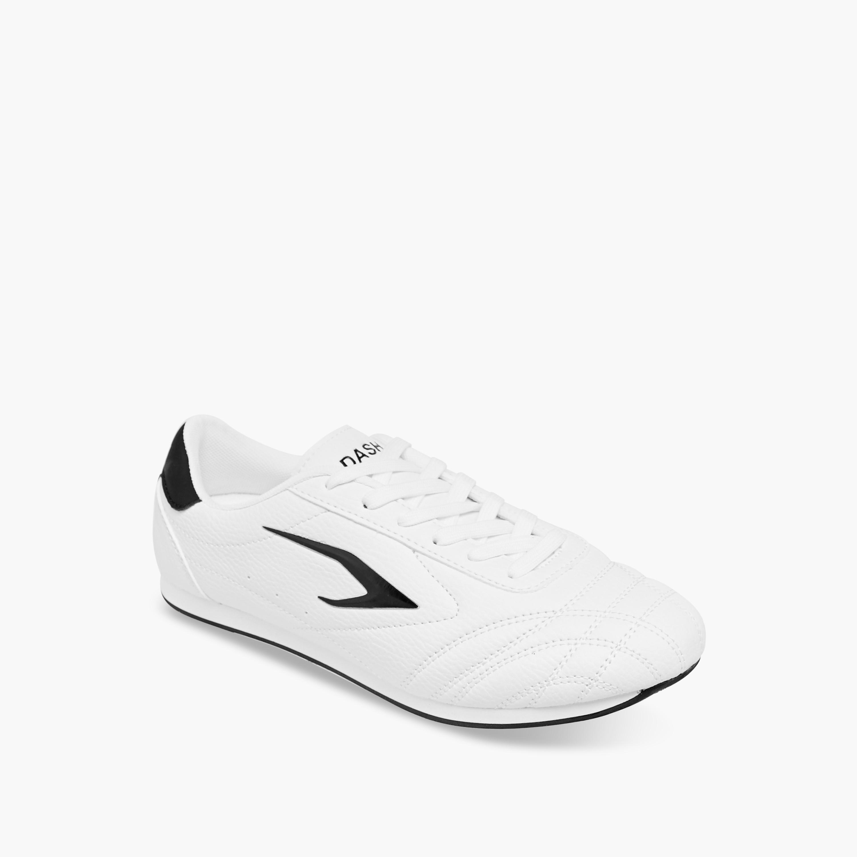حذاء سنيكرز برباط إغلاق وتفاصيل مغرزة من داش-women-shoes-sneakers-image-3