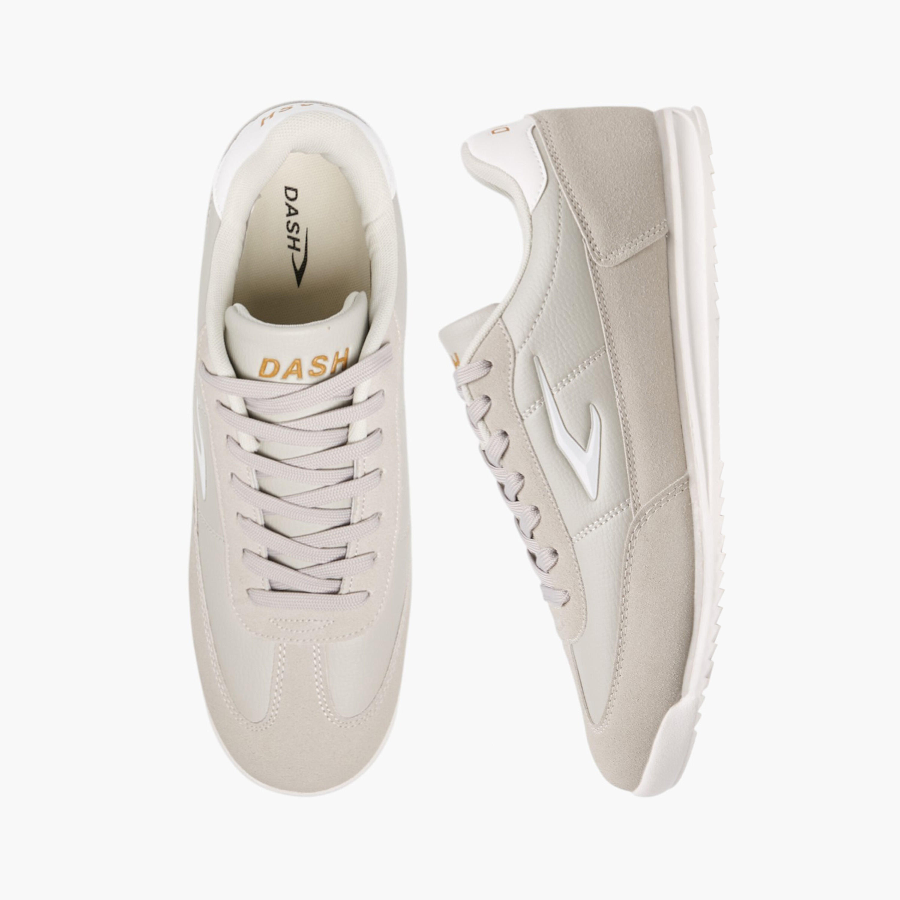 Dash Solid Lace-Up Sports Shoes-sports-men-shoes-image-1