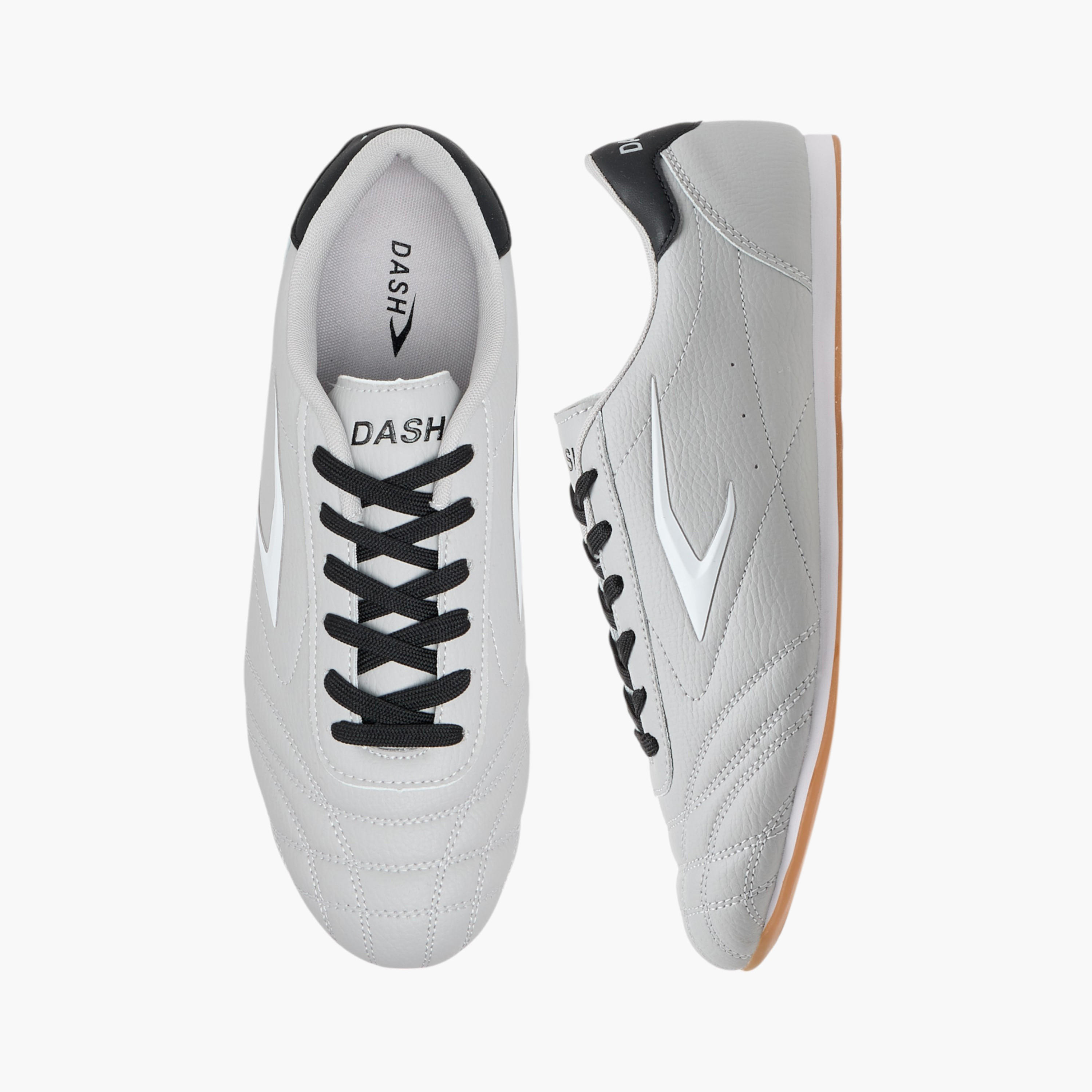 Dash Panelled Sneakers with Lace-Up Closure-men-shoes-sneakers-image-1