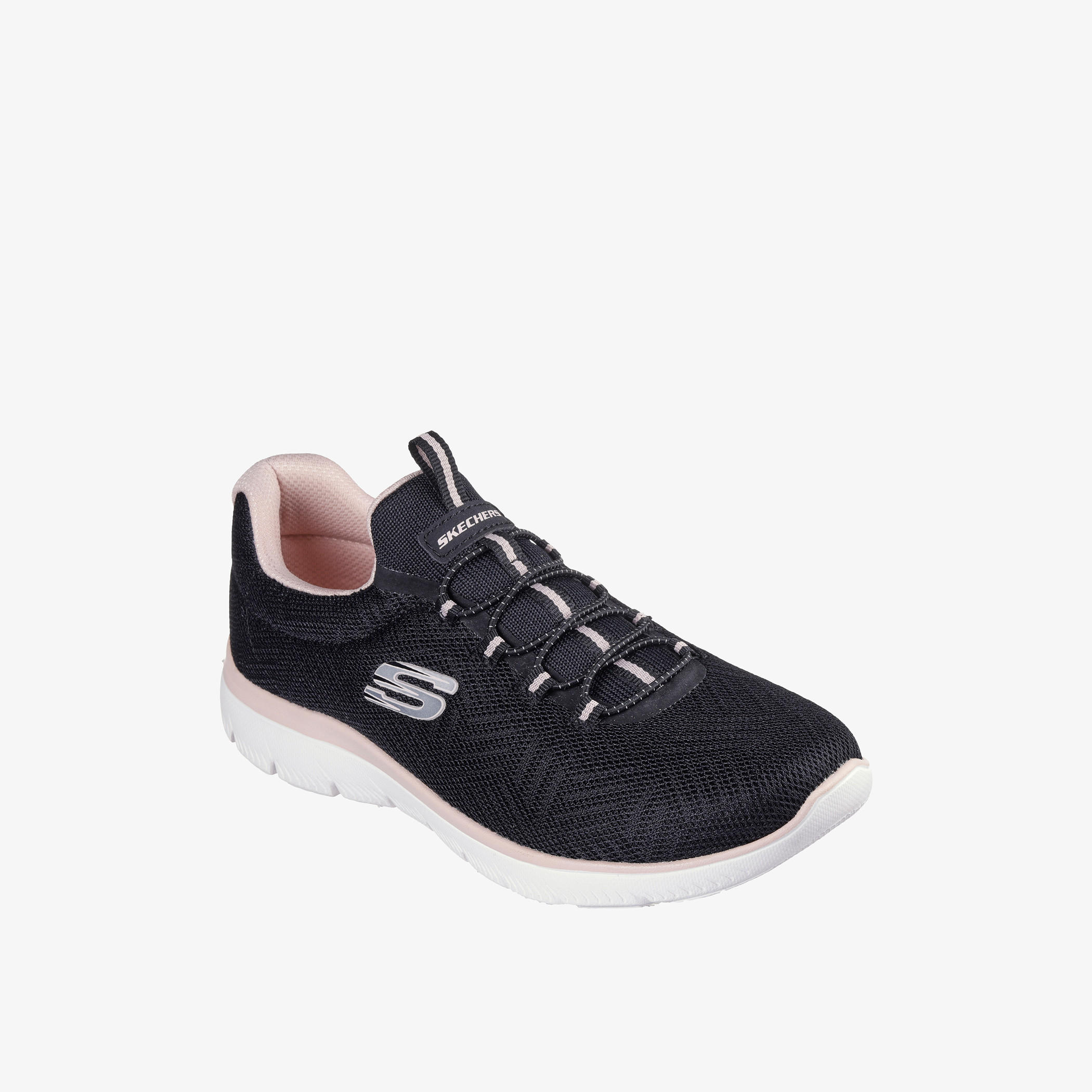 Skechers Women's SUMMITS Slip-On Sports Shoes - 150119-BKPK-sports-women-shoes-image-1
