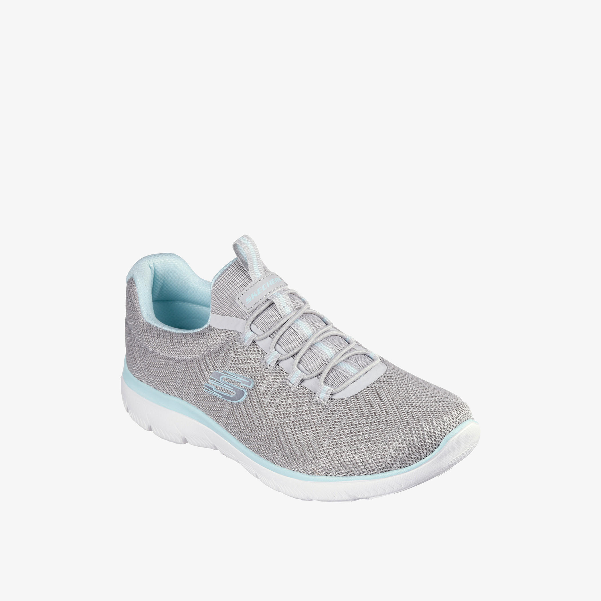 Skechers Women's Textured Slip-On Sports Shoes - SUMMITS-sports-women-shoes-image-1