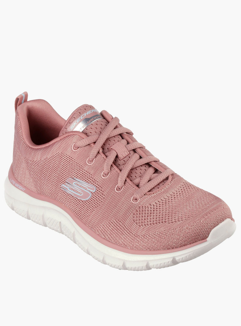 Skechers Women TRACK Logo Slip-On Sports Shoes-sports-women-shoes-image-4