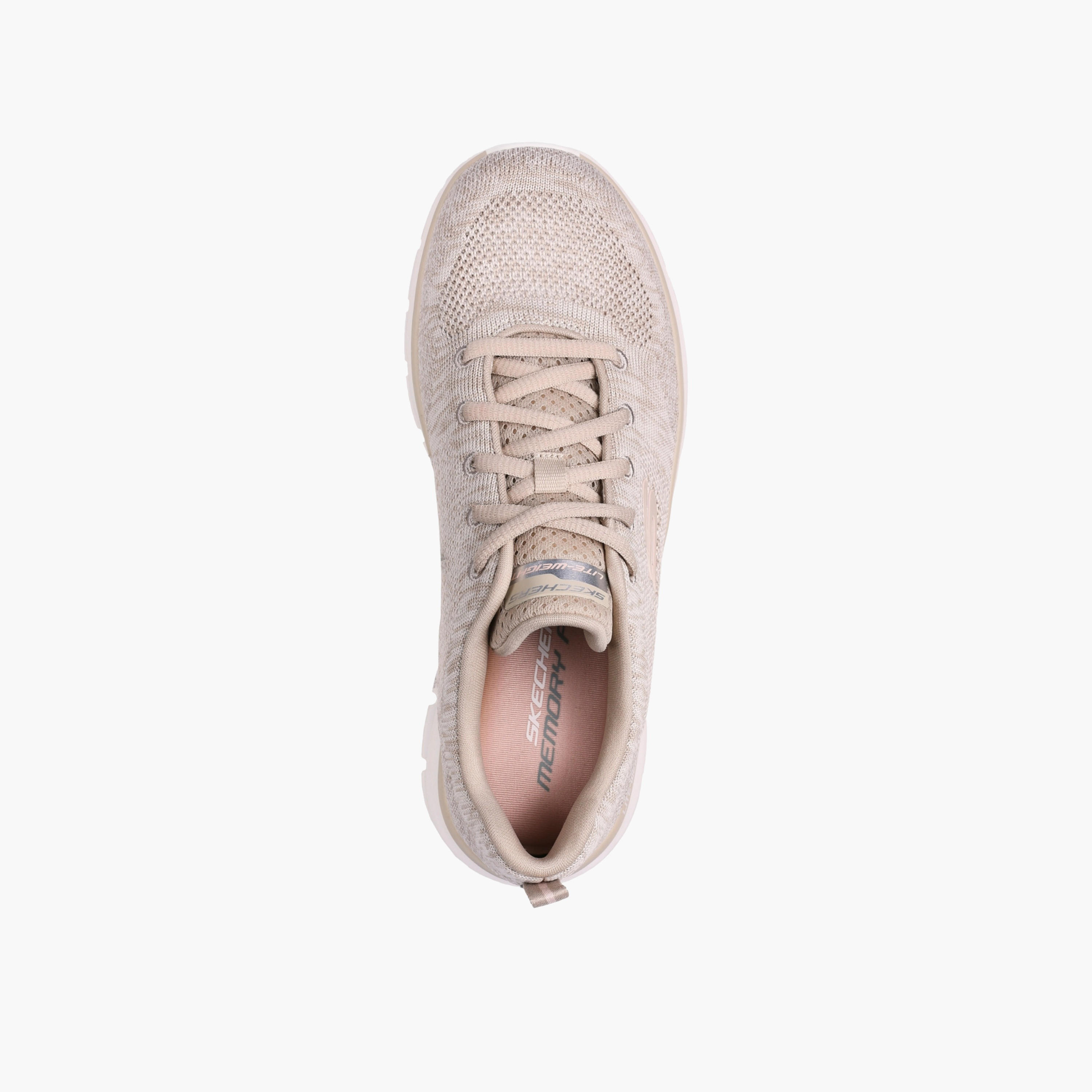 Skechers Women TRACK Logo Lace-Up Sports Shoes-sports-women-shoes-image-2