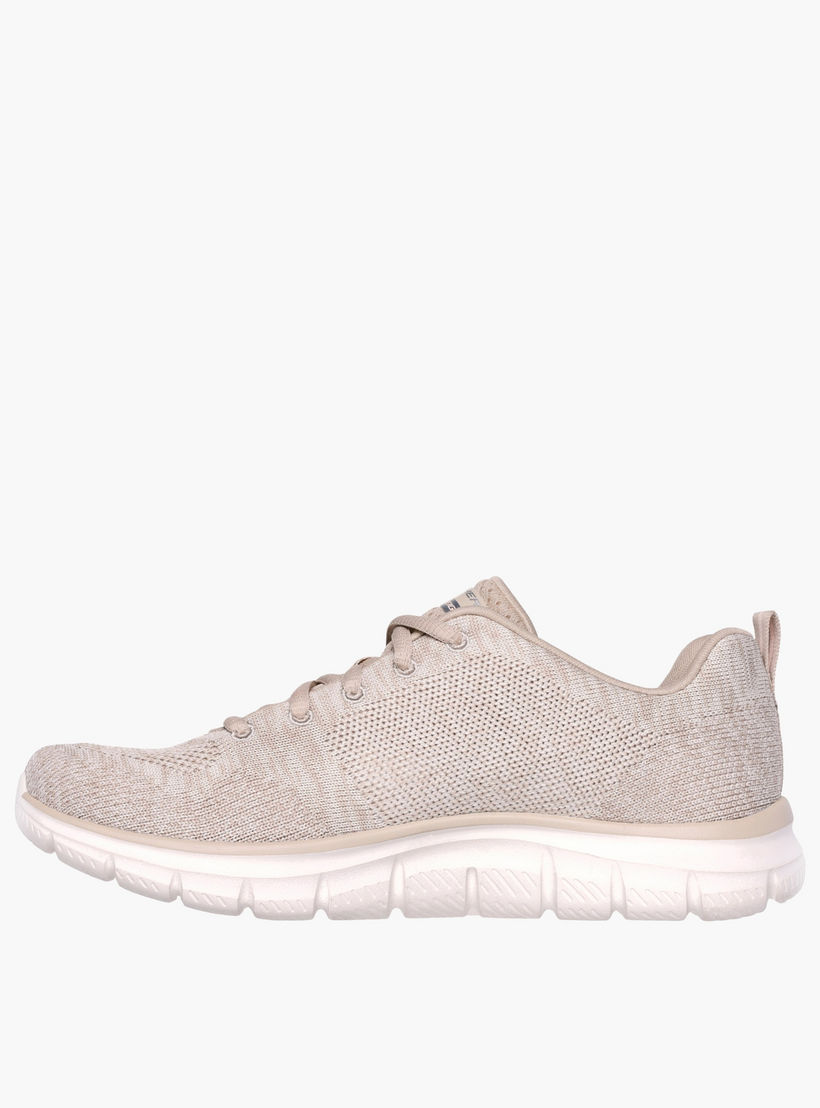 Skechers Women TRACK Logo Lace-Up Sports Shoes-sports-women-shoes-image-5