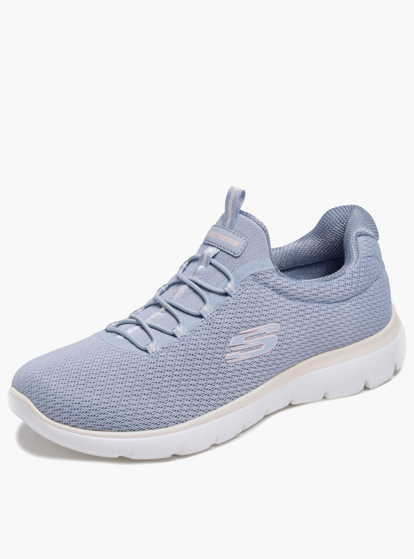 Skechers Women SUMMITS Logo Slip-On Sports Shoes-sports-women-shoes-image-3