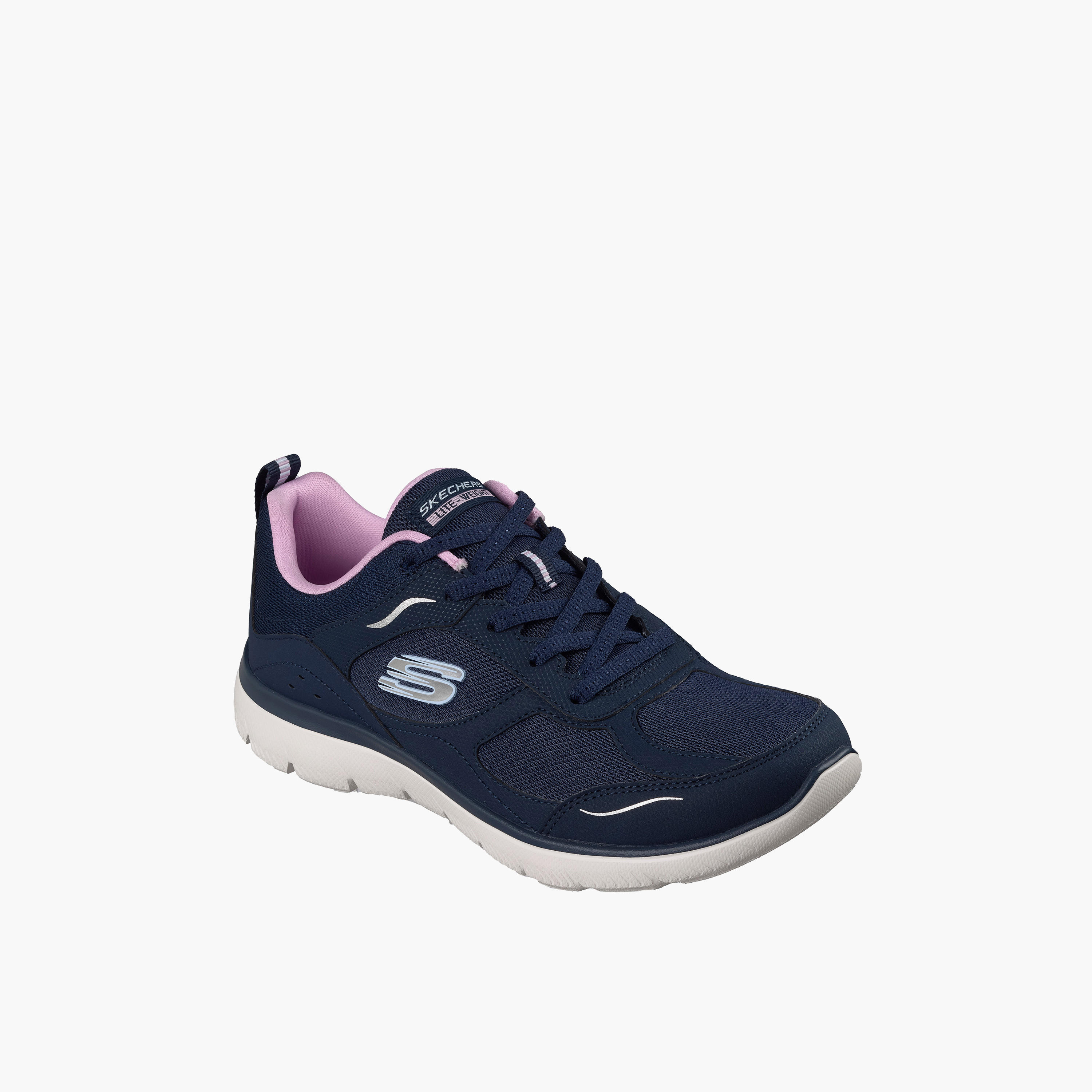 حذاء سنيكرز بطول الكاحل وبرباط للنساء سامتس من سكيتشرز-sports-women-shoes-image-1