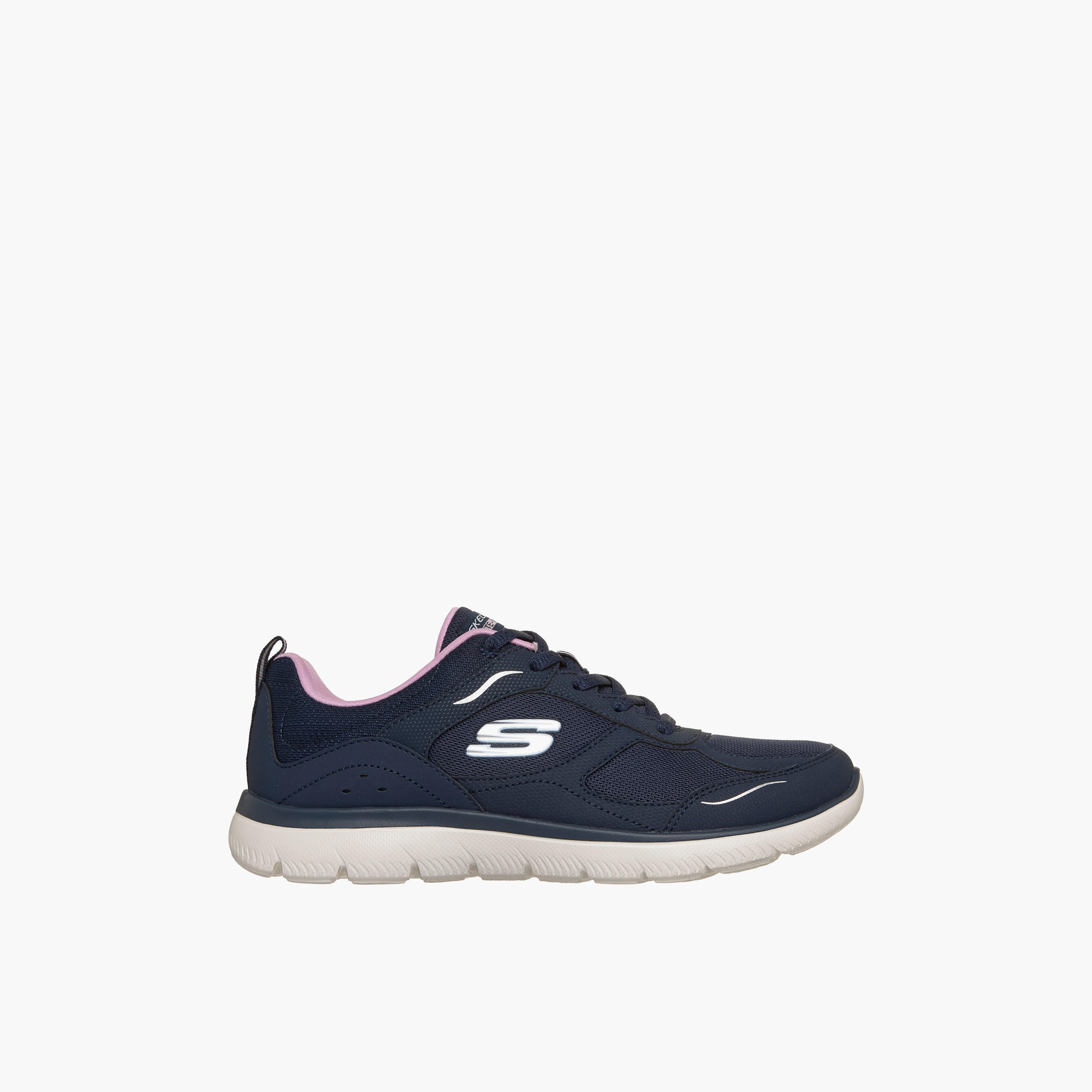 حذاء سنيكرز بطول الكاحل وبرباط للنساء سامتس من سكيتشرز-sports-women-shoes-image-3