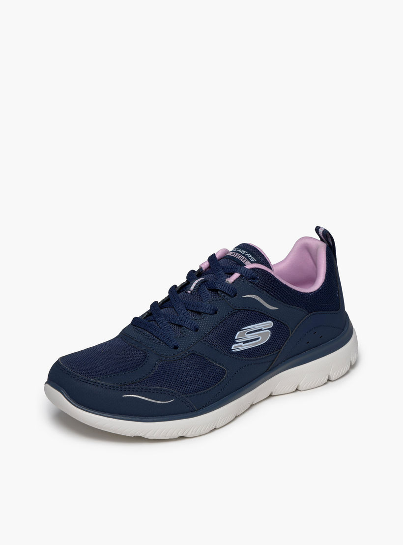 حذاء سنيكرز بطول الكاحل وبرباط للنساء سامتس من سكيتشرز-sports-women-shoes-image-4