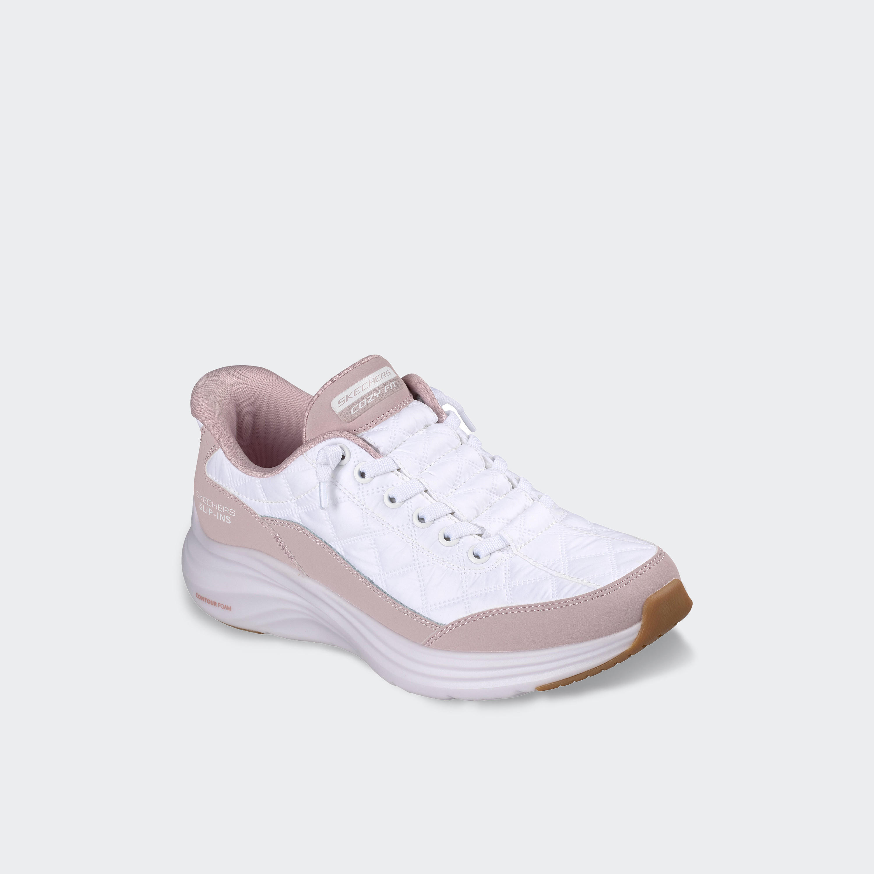 Skechers Women Contour Foam Slip-On Walking Shoes-sports-women-shoes-image-1