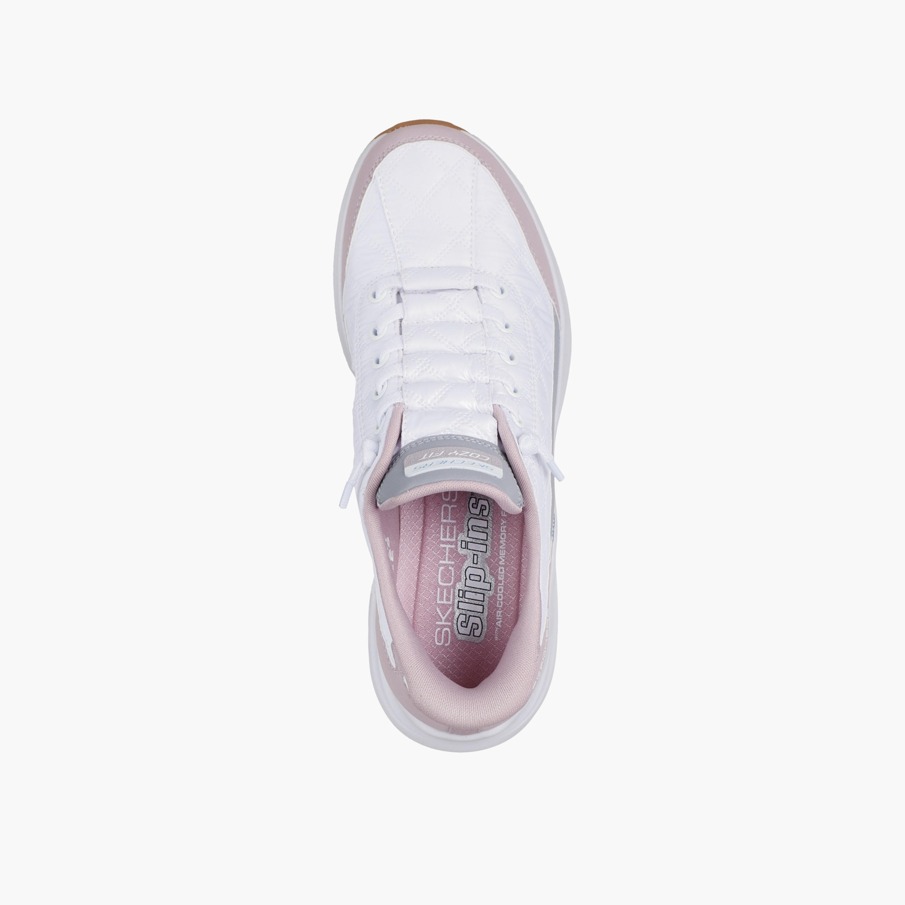 Skechers Women CONTOUR FOAM Panelled Lace-Up Sports Shoes-sports-women-shoes-image-2