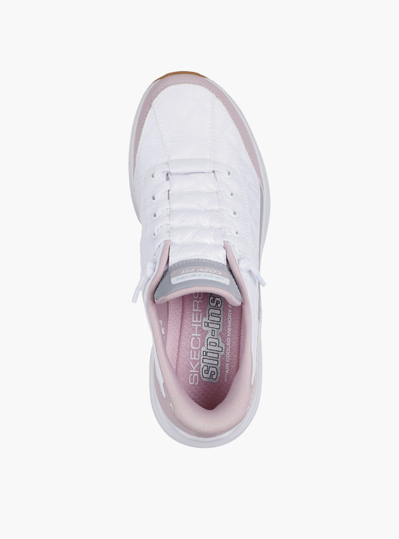 Skechers Women CONTOUR FOAM Panelled Lace-Up Sports Shoes-sports-women-shoes-image-2