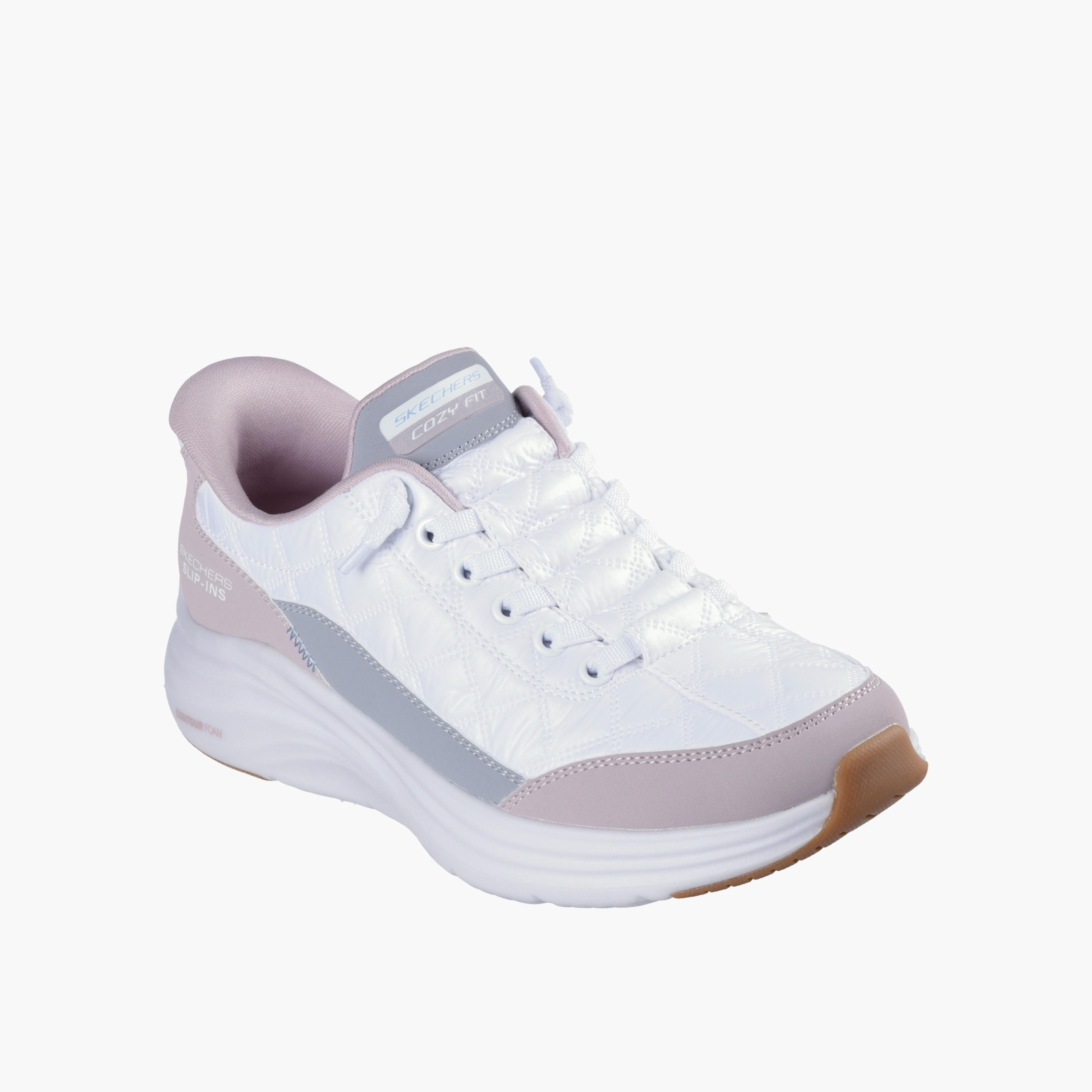Skechers Women CONTOUR FOAM Panelled Lace-Up Sports Shoes-sports-women-shoes-image-4