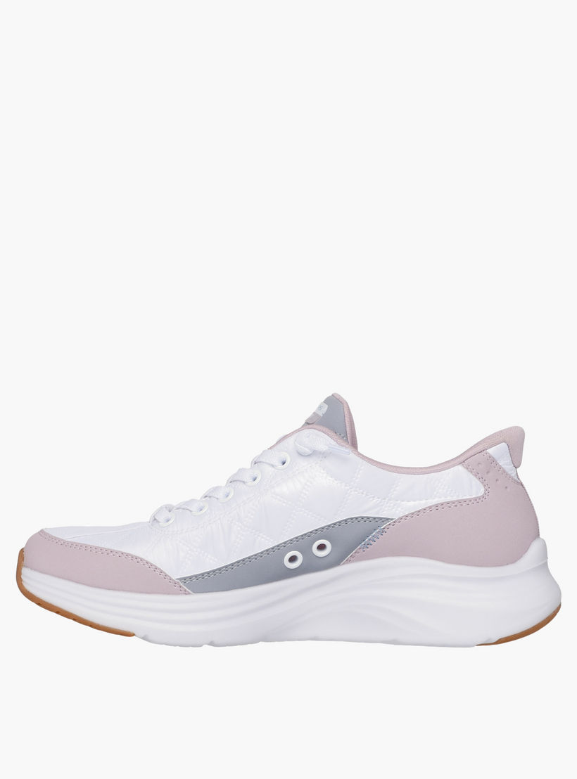 Skechers Women CONTOUR FOAM Panelled Lace-Up Sports Shoes-sports-women-shoes-image-5