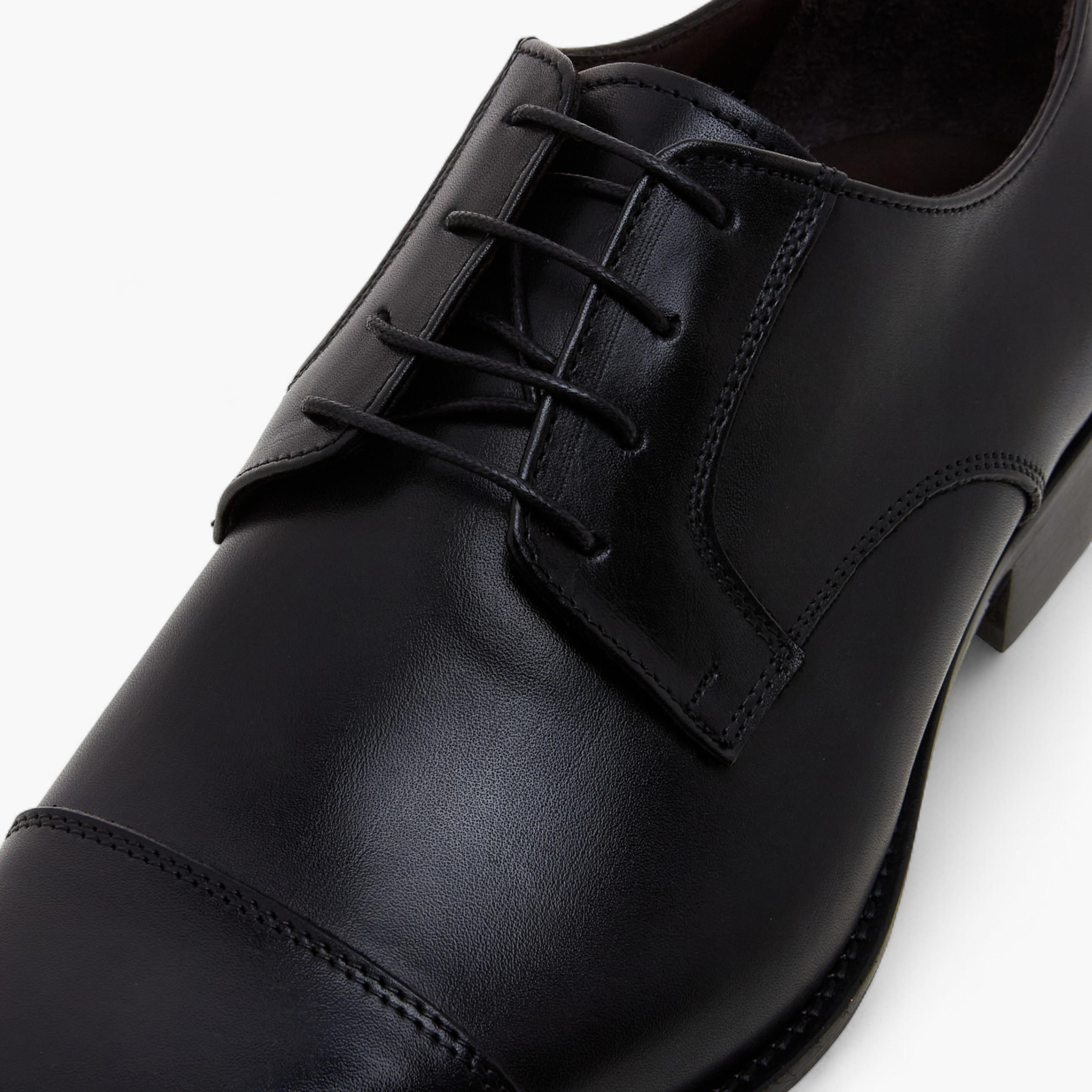 Duchini Men Lace-Up Leather Derby Shoes-men-shoes-formalshoes-image-4