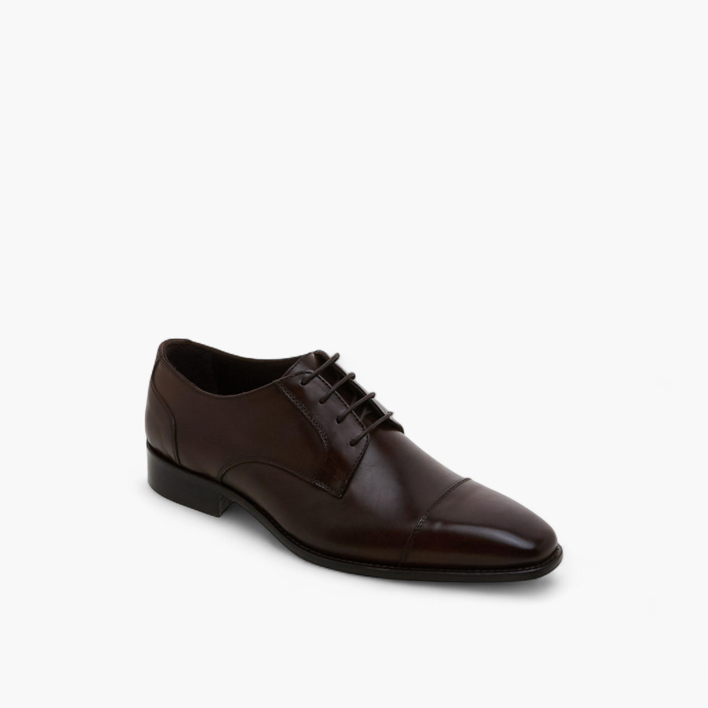 Duchini Men Lace-Up Leather Derby Shoes-men-shoes-formalshoes-image-2