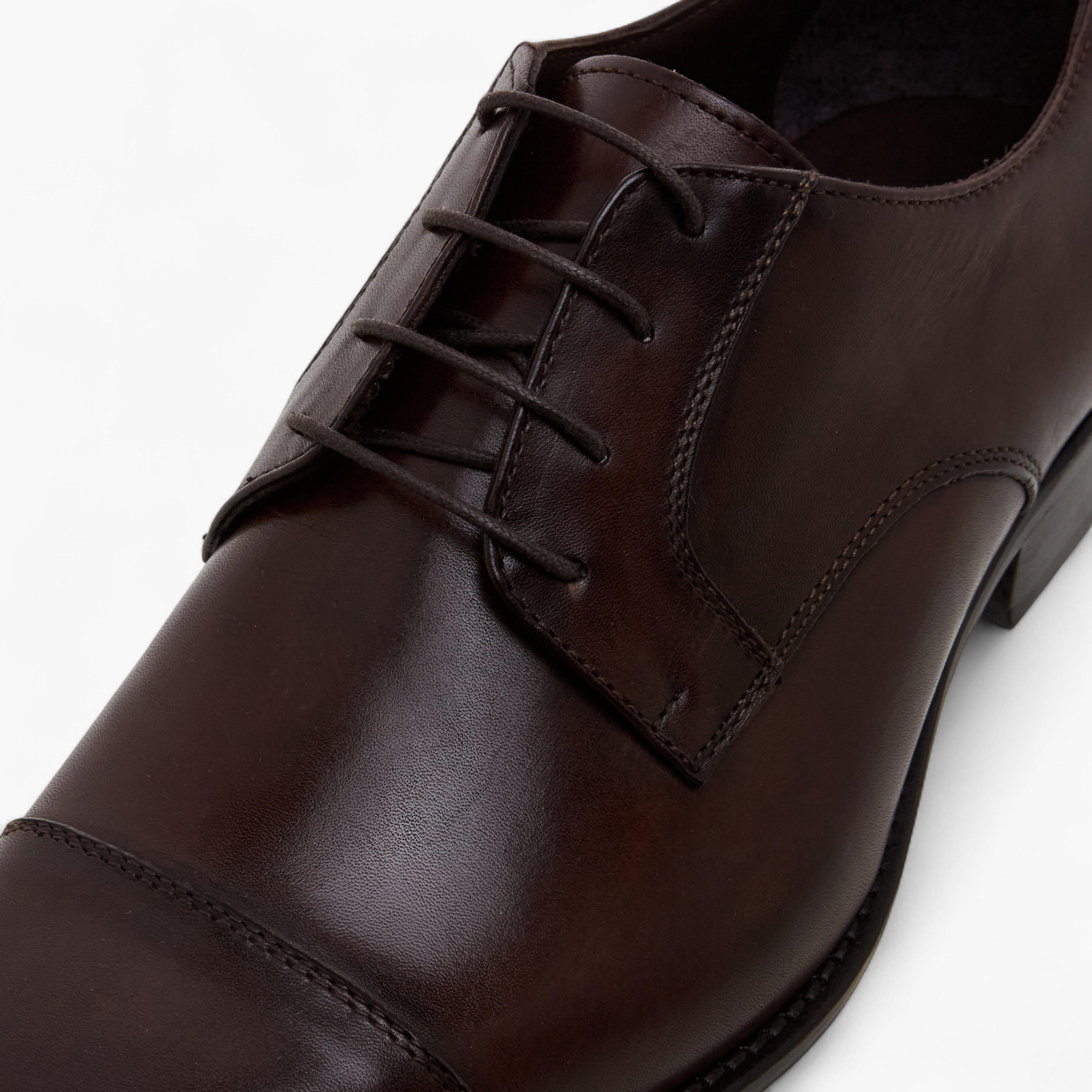 Duchini Men Lace-Up Leather Derby Shoes-men-shoes-formalshoes-image-4