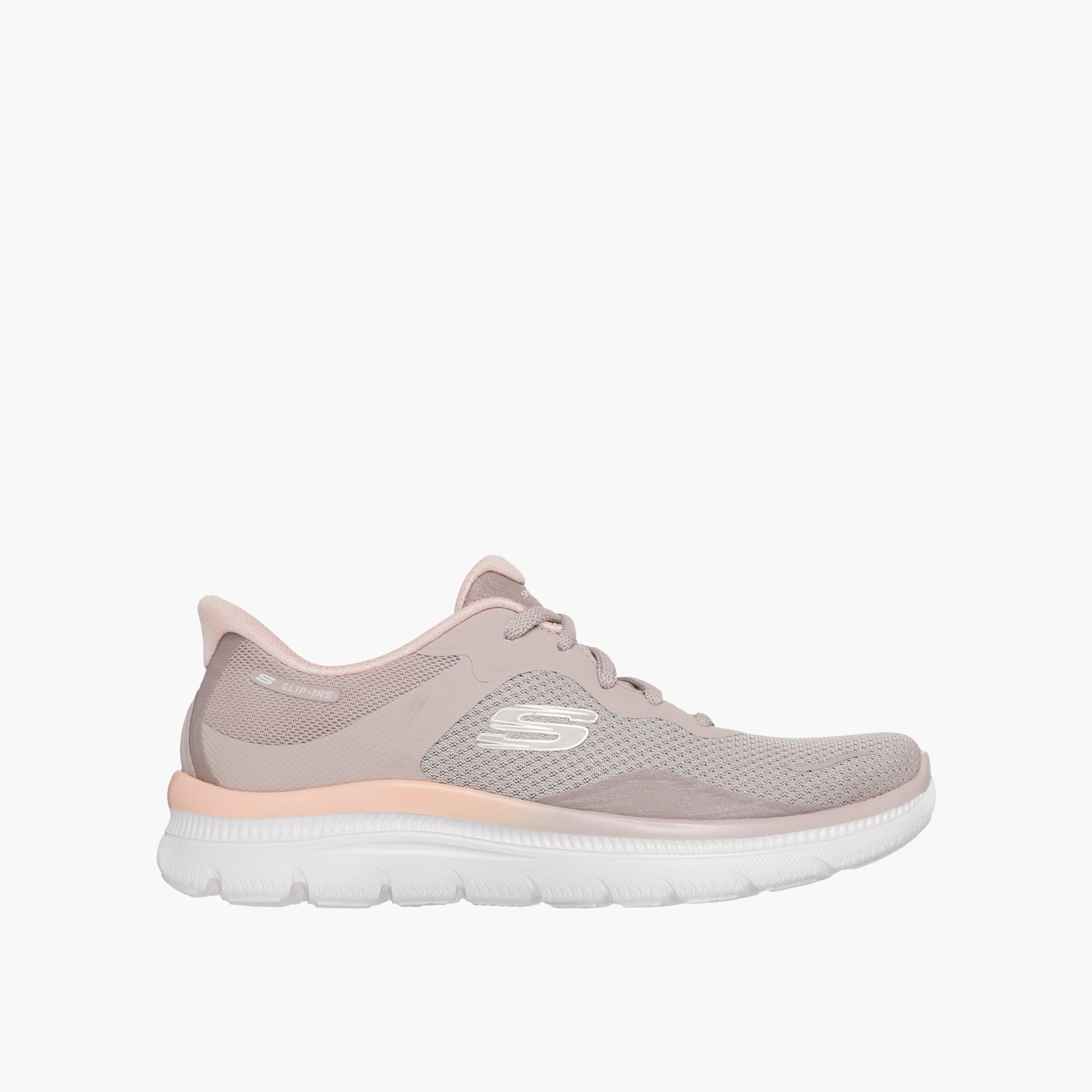 Skechers Women SUMMITS PLUS Panelled Slip-On Sports Shoes-sports-women-shoes-image-1