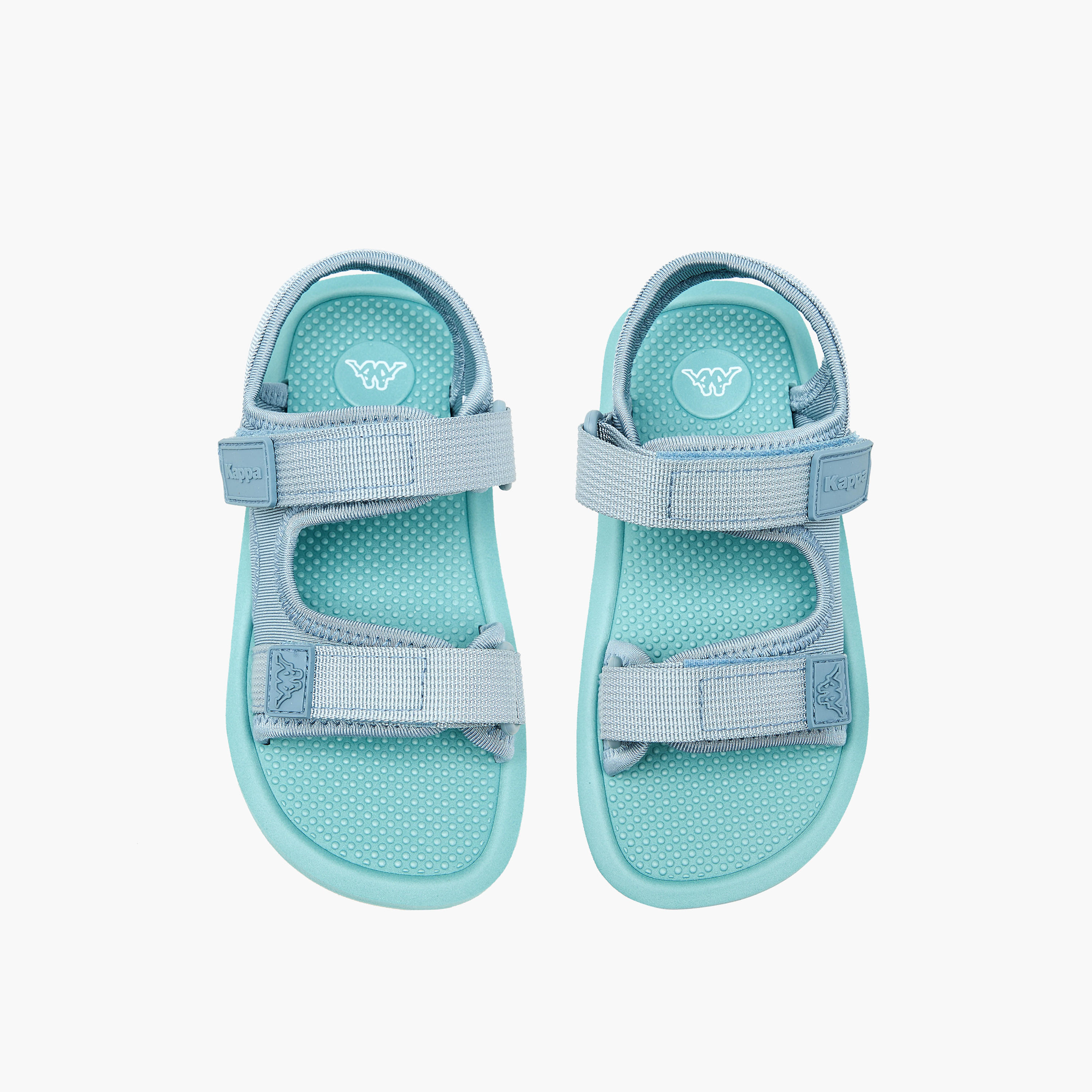 Kappa Sandals with Hook & Loop Closure- Logo Detail-baby-boys-shoes-sandals-image-1