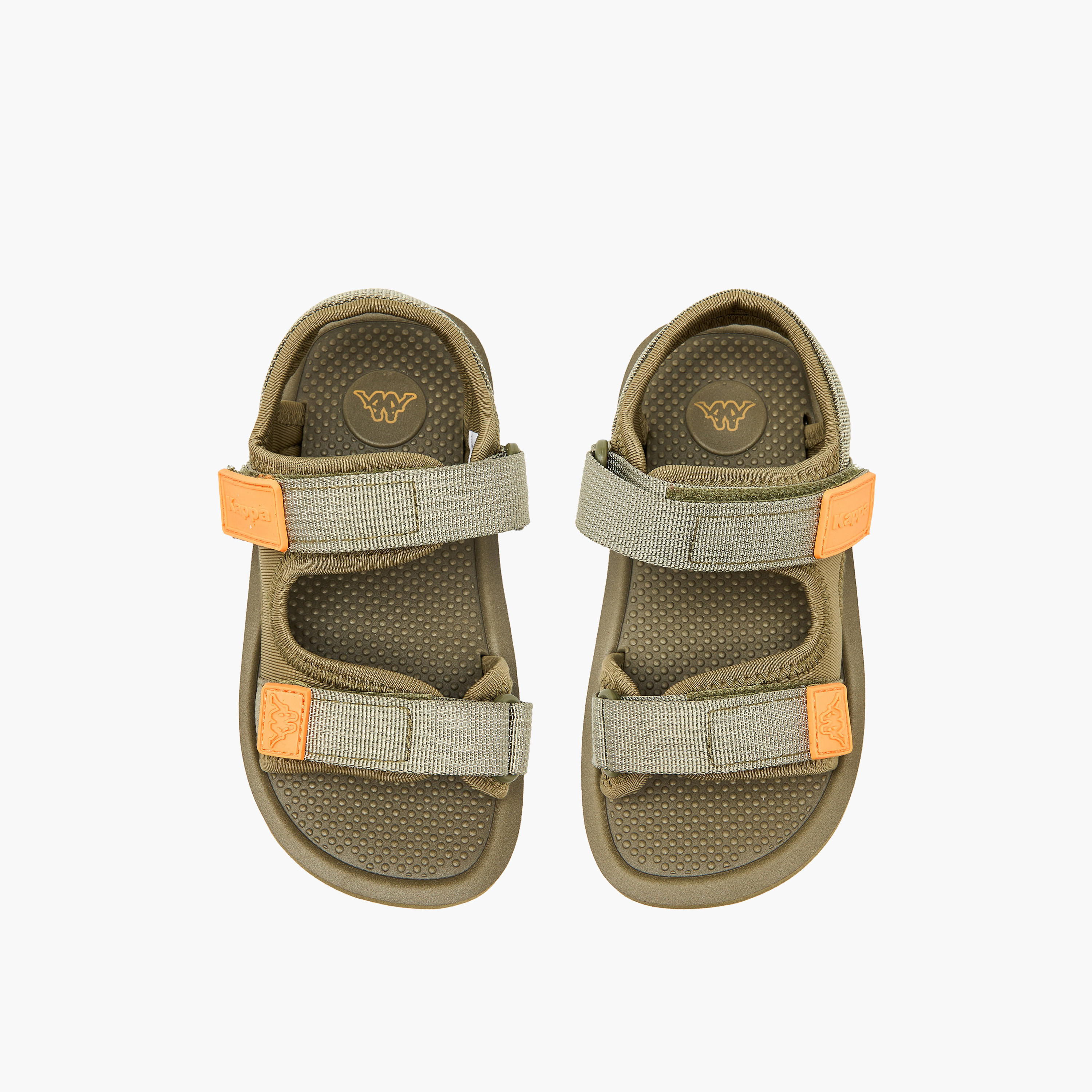 Kappa Sandals with Hook & Loop Closure- Logo Detail-baby-boys-shoes-sandals-image-1