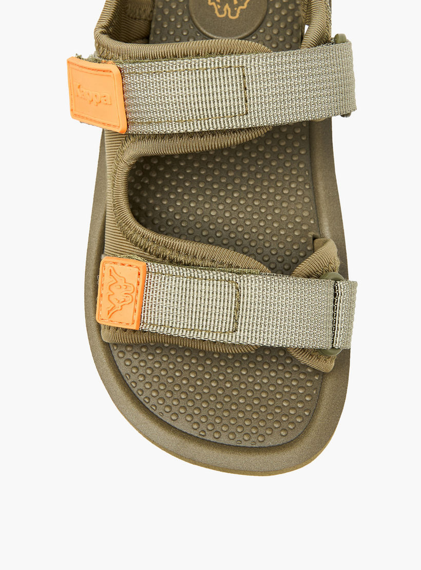 Kappa Sandals with Hook & Loop Closure- Logo Detail-baby-boys-shoes-sandals-image-3