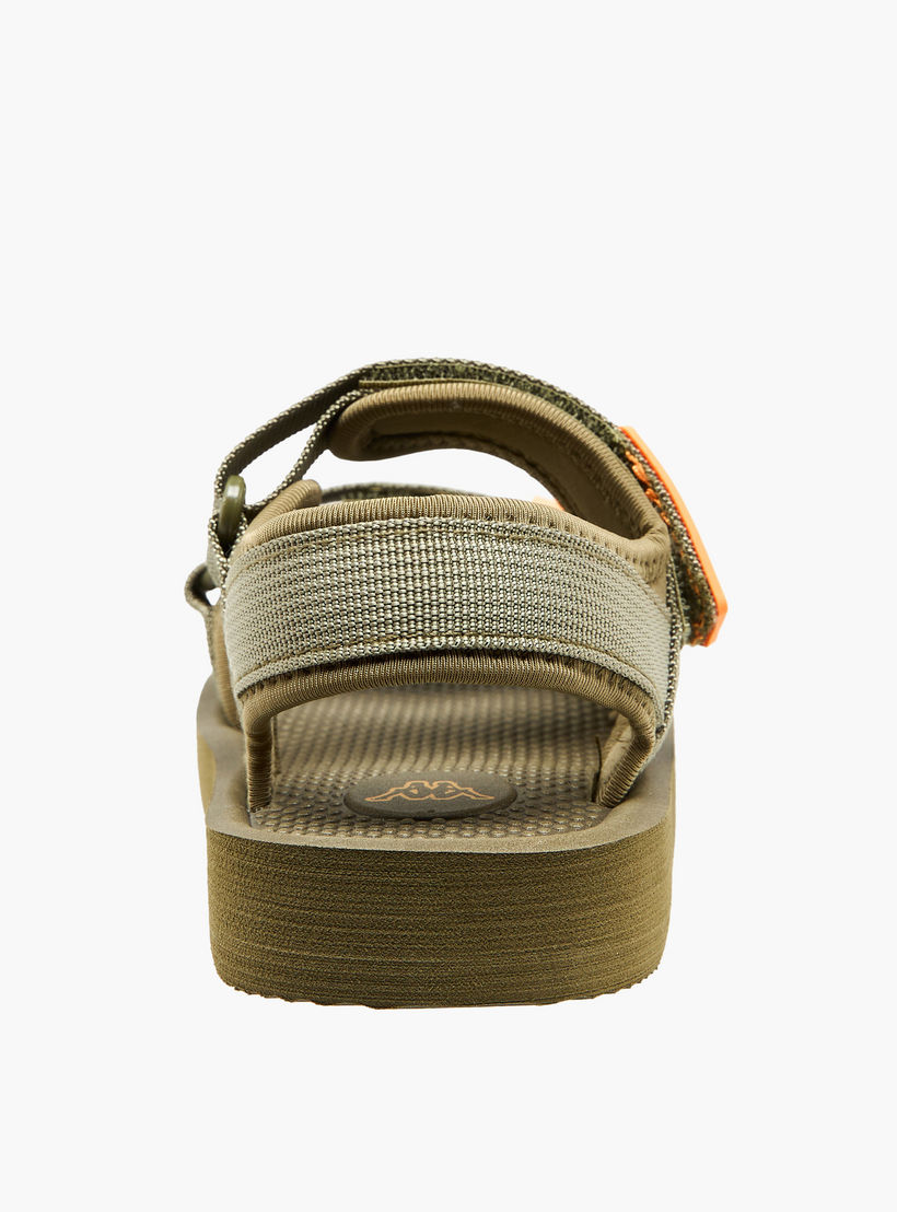 Kappa Sandals with Hook & Loop Closure- Logo Detail-baby-boys-shoes-sandals-image-4