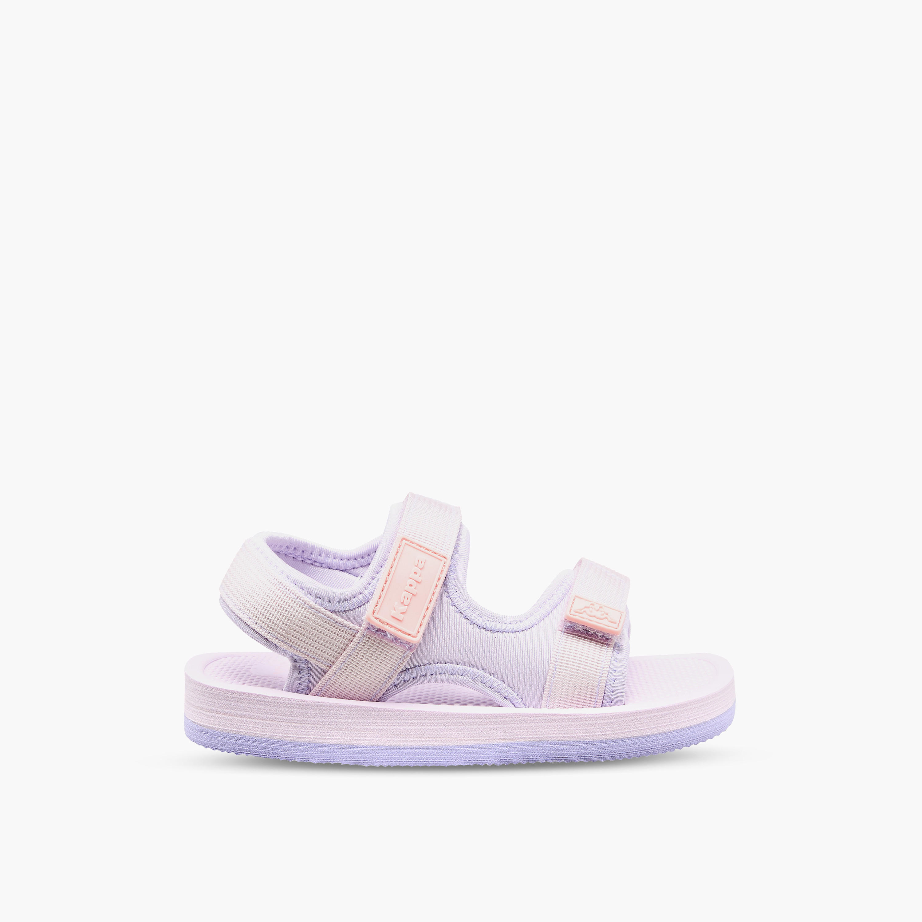 صندل بشريط إغلاق لاصق وتفاصيل الشعار من كابا-baby-girls-shoes-sandals-image-2