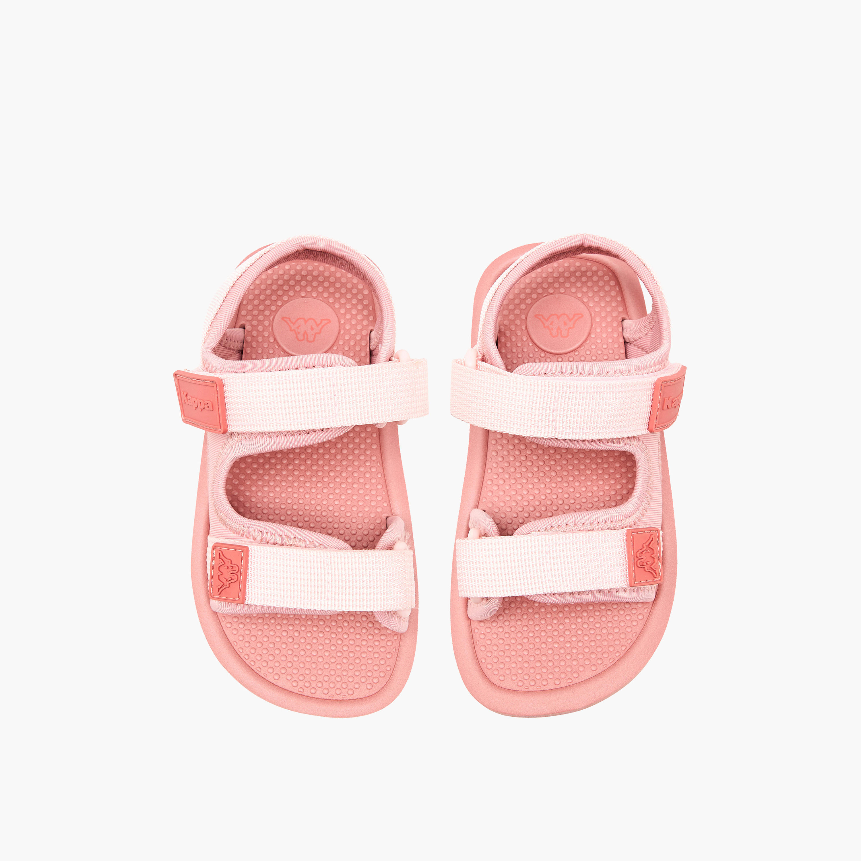 صندل بشريط إغلاق لاصق وتفاصيل الشعار من كابا-baby-girls-shoes-sandals-image-1
