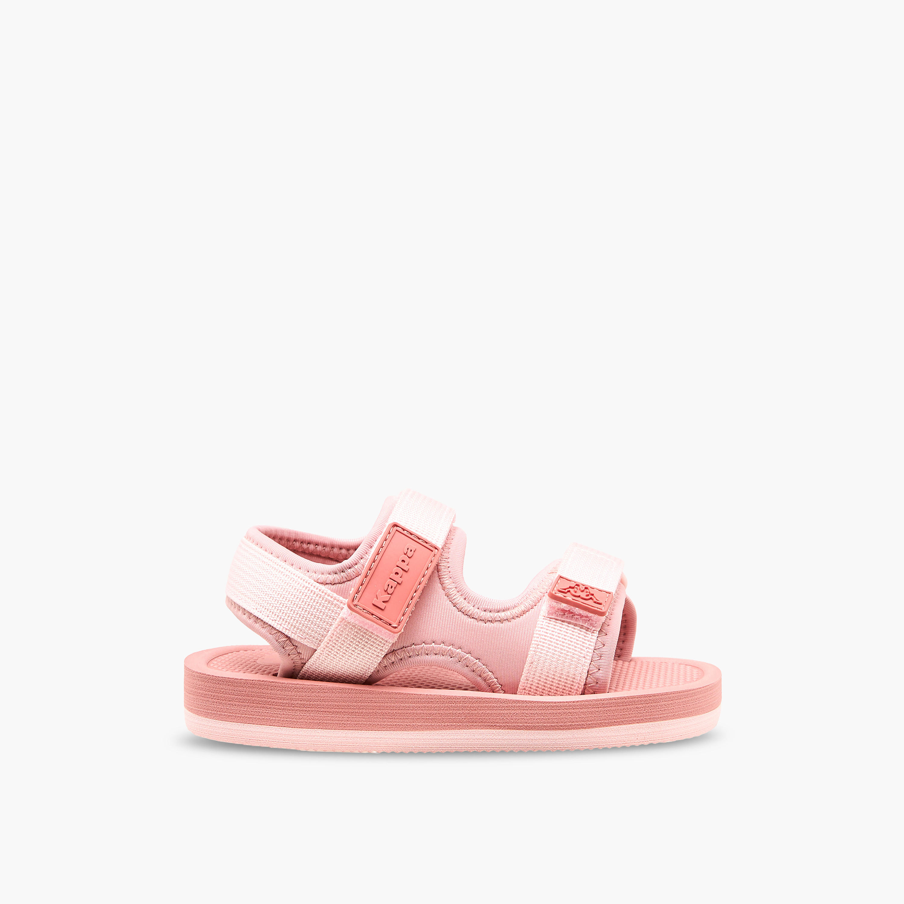 صندل بشريط إغلاق لاصق وتفاصيل الشعار من كابا-baby-girls-shoes-sandals-image-2