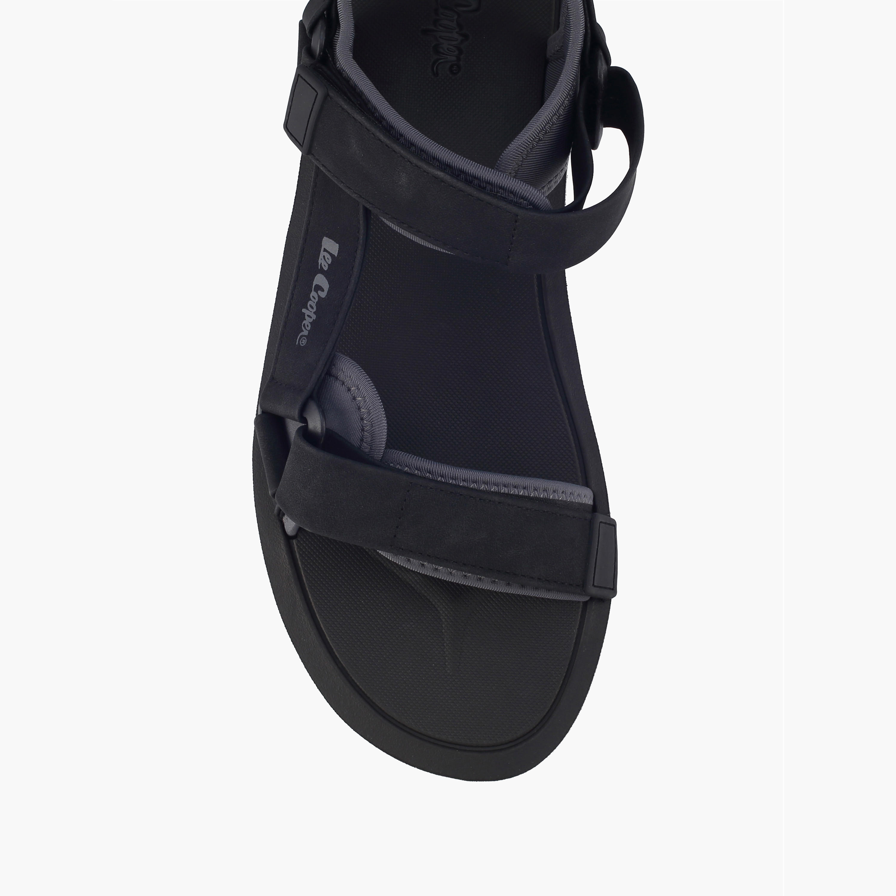 Lee Cooper Men Hook & Loop Floaters-men-shoes-sandals-image-3