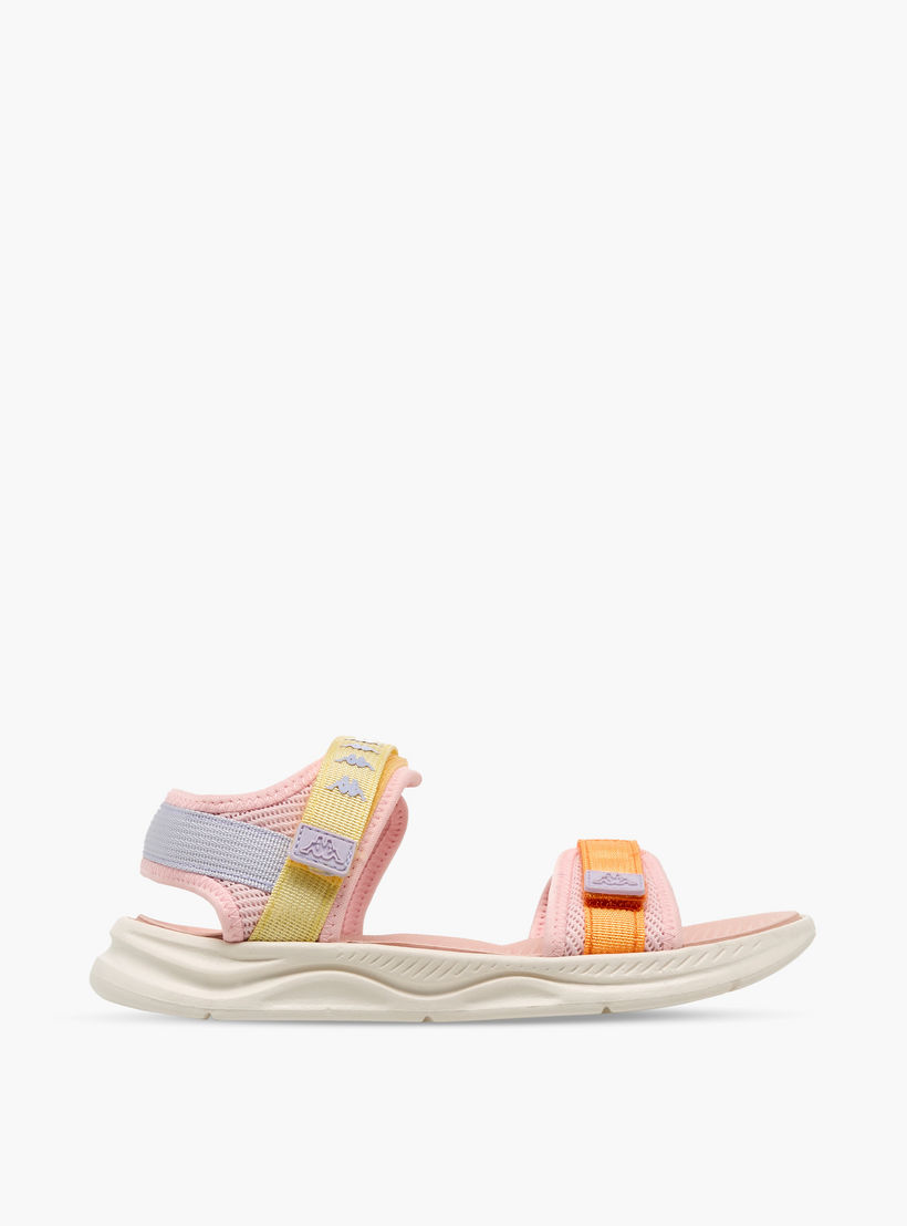 Kappa Girls Colourblock Hook & Loop Sport Sandals-girls-shoes-sandals-image-2