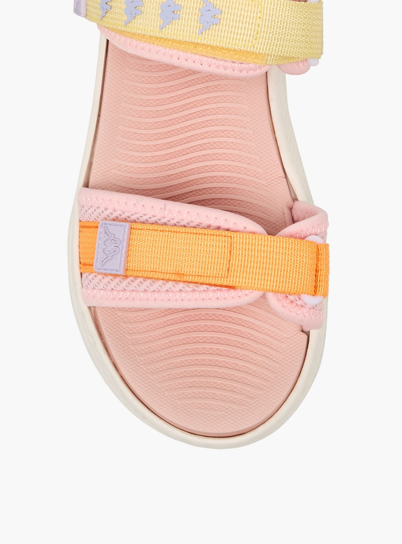 Kappa Girls Colourblock Hook & Loop Sport Sandals-girls-shoes-sandals-image-3