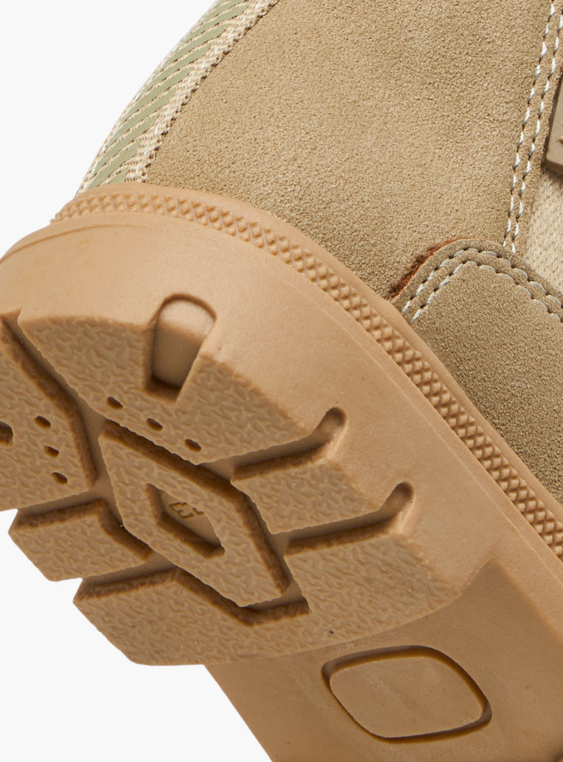 Barefeet Panelled High Top Ankle Boots with Zip Closure-boys-shoes-boots-image-5