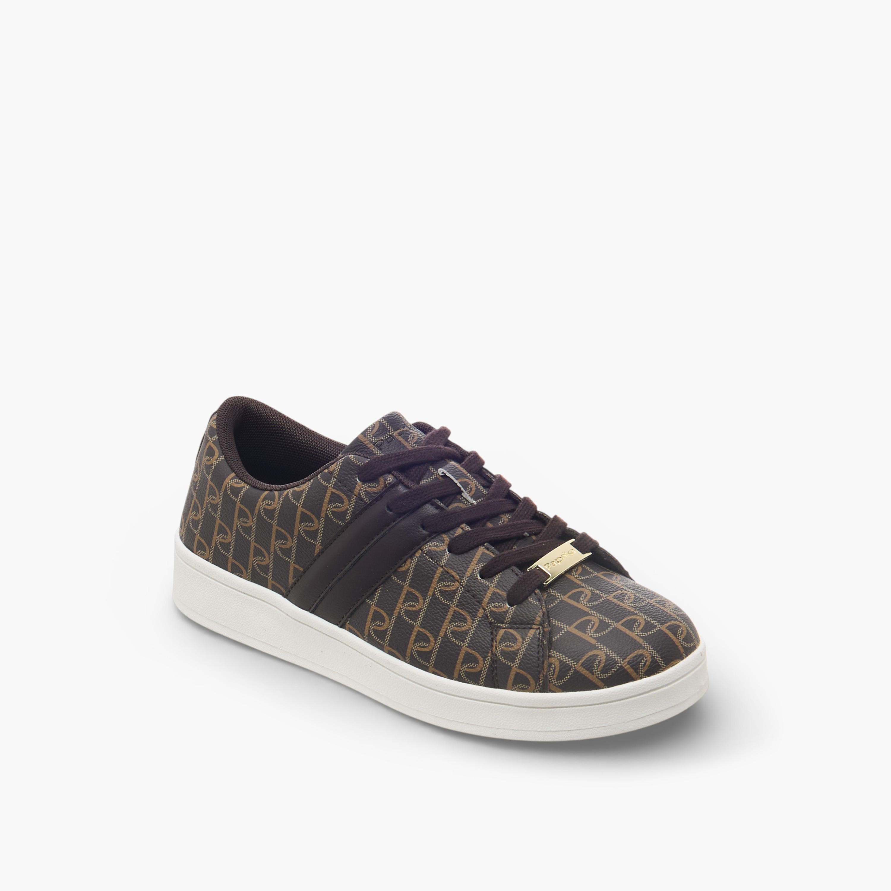 Paprika Women Lace-Up Ankle Sneakers-women-shoes-sneakers-image-2