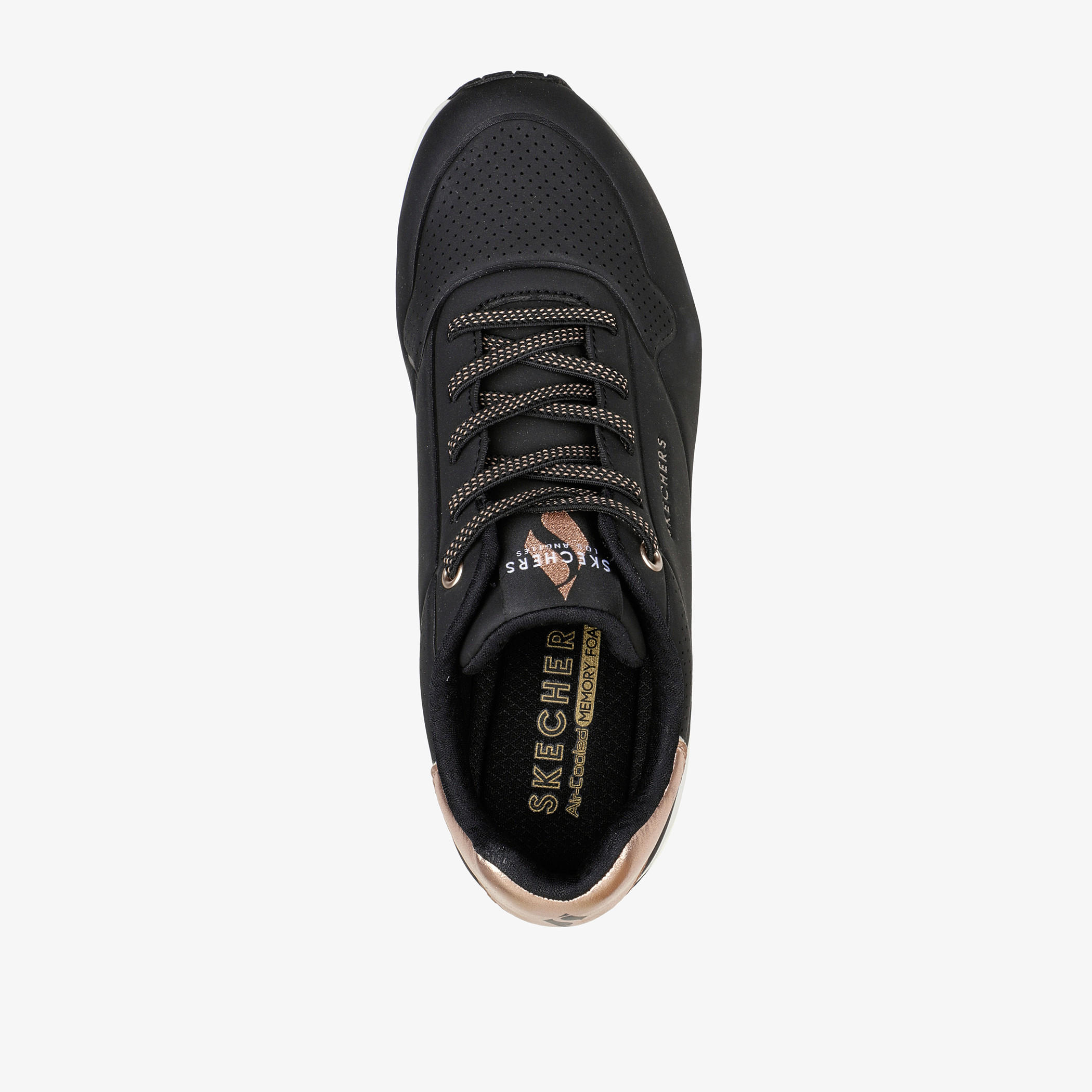 Skechers Women's UNO Lace-Up Sports Shoes - 155196-BLK-sports-women-shoes-image-2
