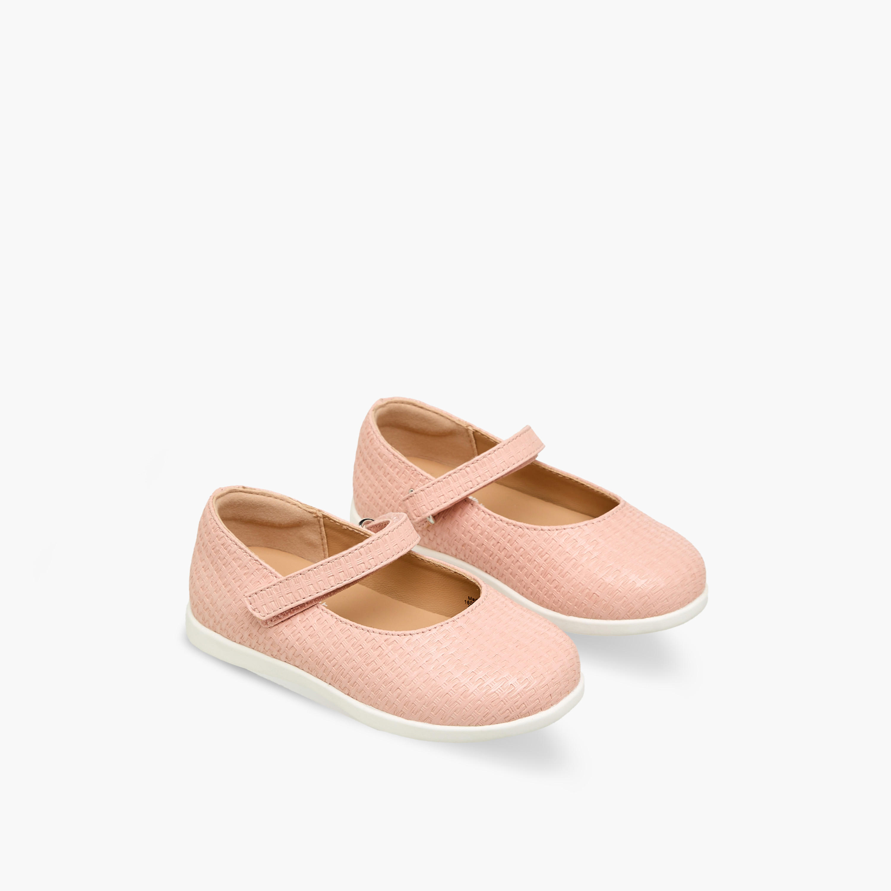 Barefeet Girls Hook & Loop Mary Jane Shoes-girls-shoes-maryjanes-image-1
