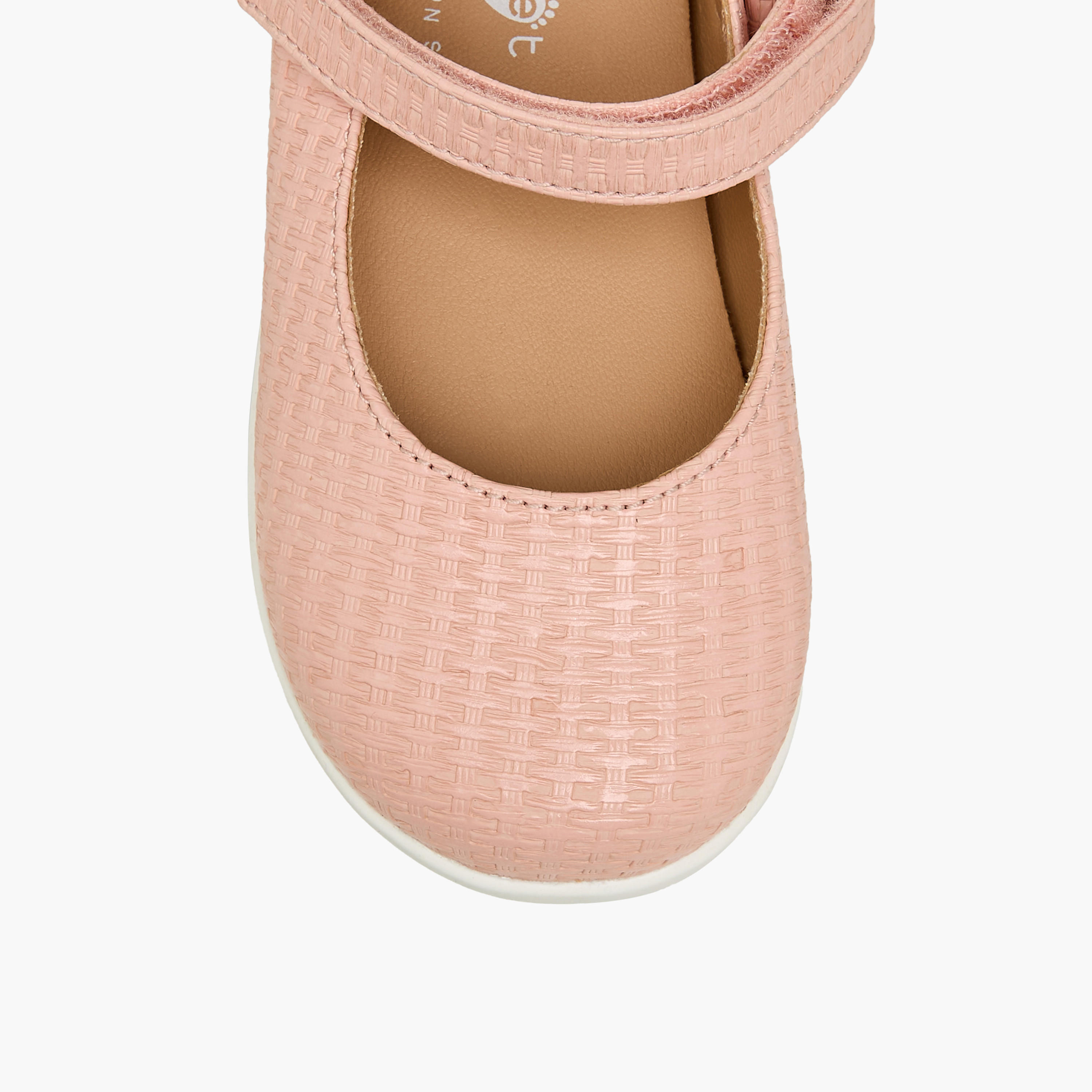 Barefeet Girls Hook & Loop Mary Jane Shoes-girls-shoes-maryjanes-image-4