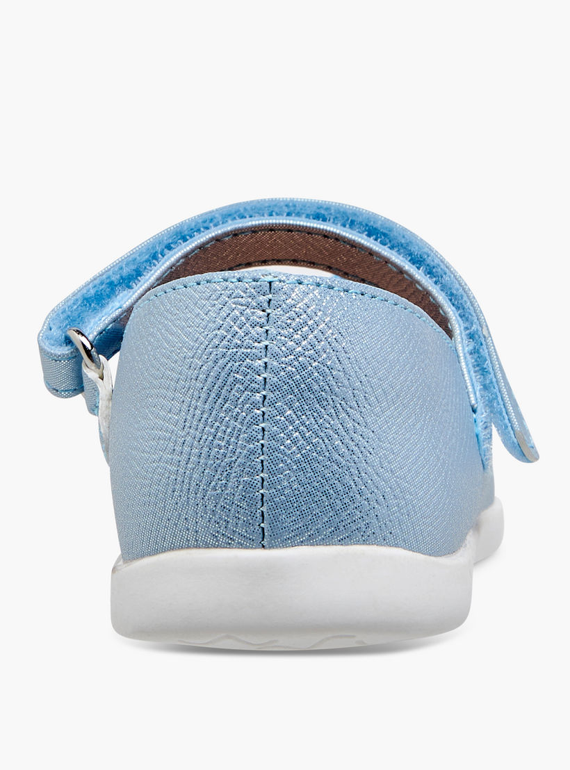 حذاء ماري جين مزين بفيونكة وشريط إغلاق لاصق من بيرفيت-girls-shoes-maryjanes-image-5
