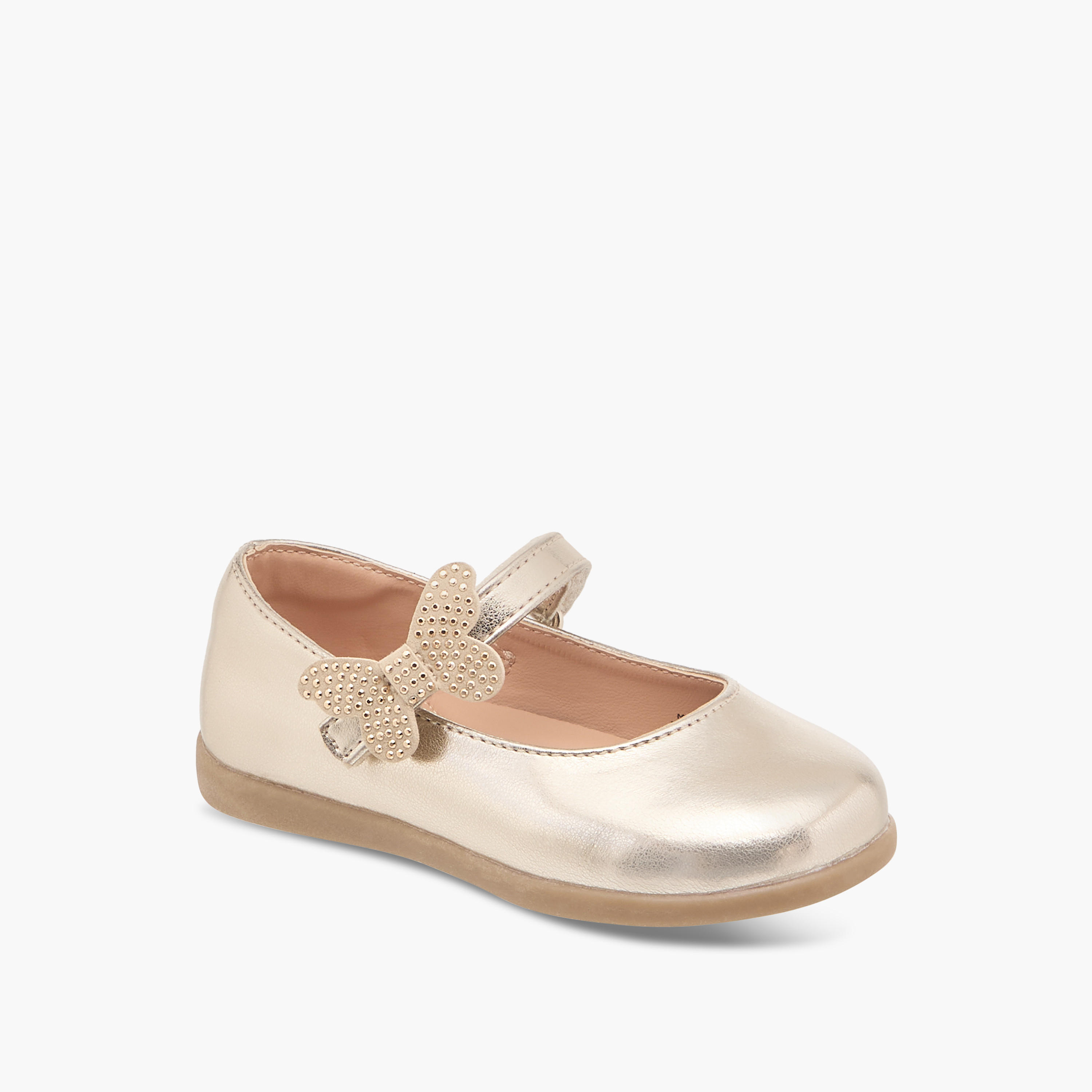 حذاء ماري جين بزينة فراشة مع شريط إغلاق من باريفيت-girls-shoes-maryjanes-image-2