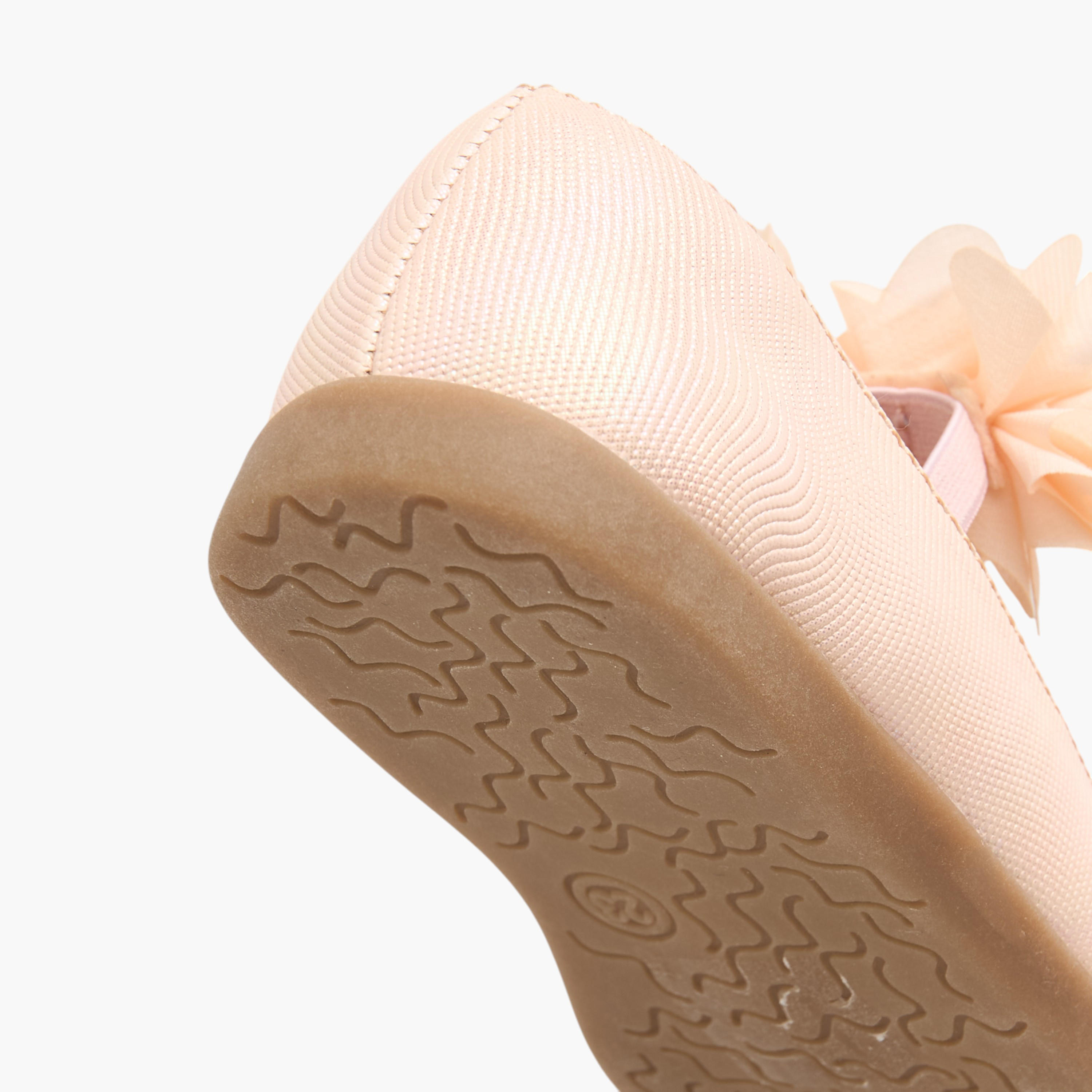 حذاء ماري جين مزين بأزهار مع حزام مطاطي من بيرفيت-girls-shoes-maryjanes-image-5