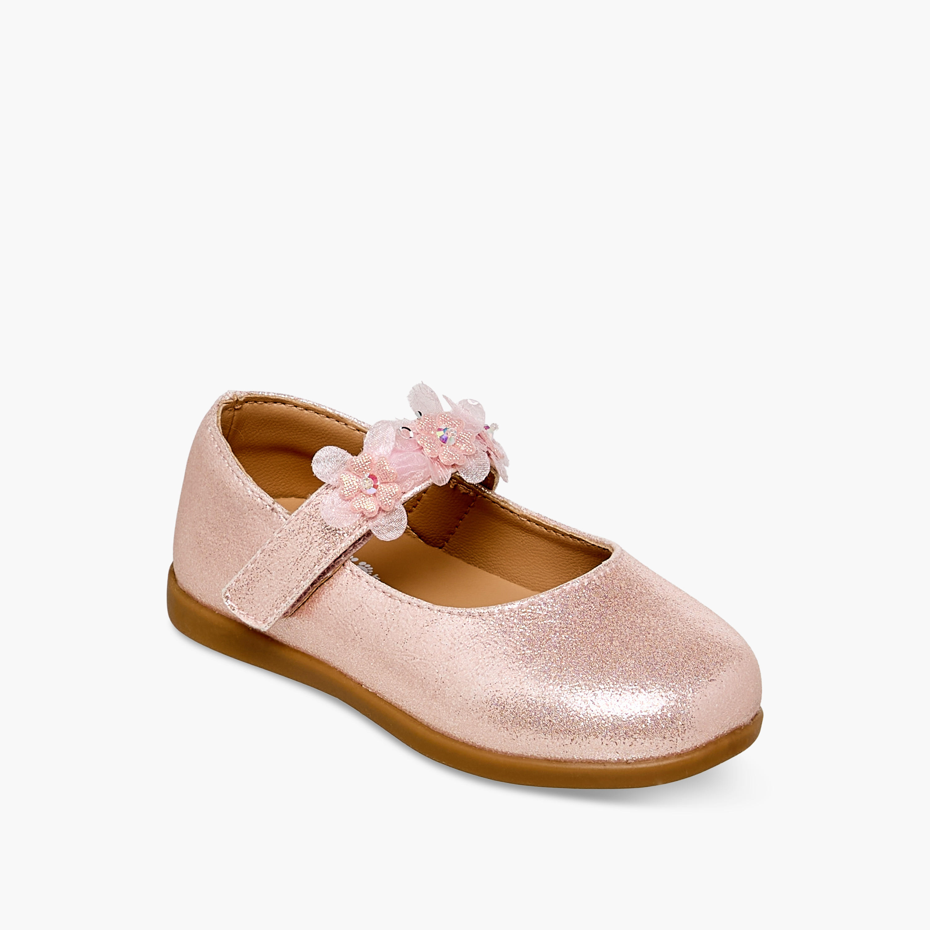 Barefeet Girls Hook and Loop Mary Jane Shoes-girls-shoes-maryjanes-image-2