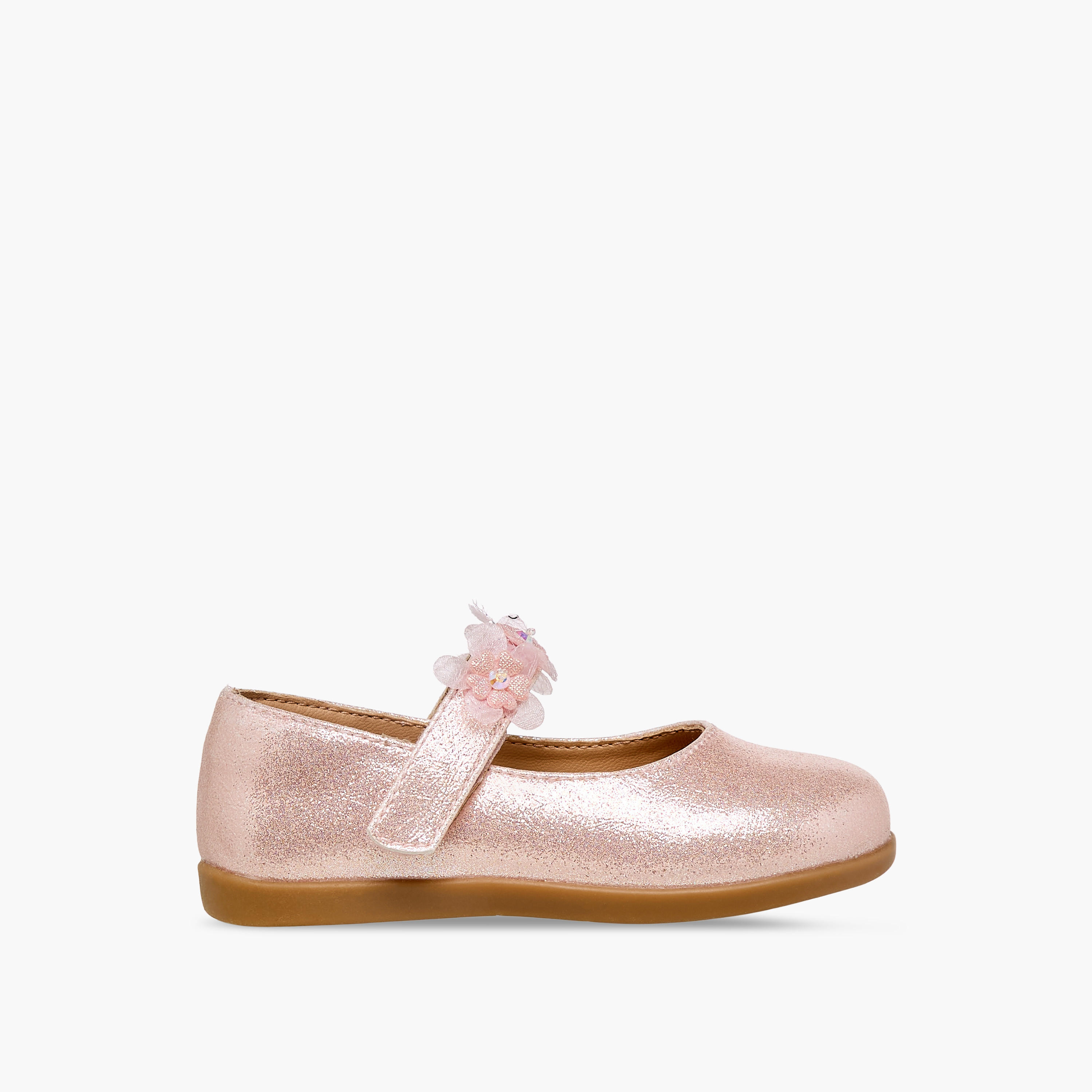 Barefeet Girls Hook and Loop Mary Jane Shoes-girls-shoes-maryjanes-image-3