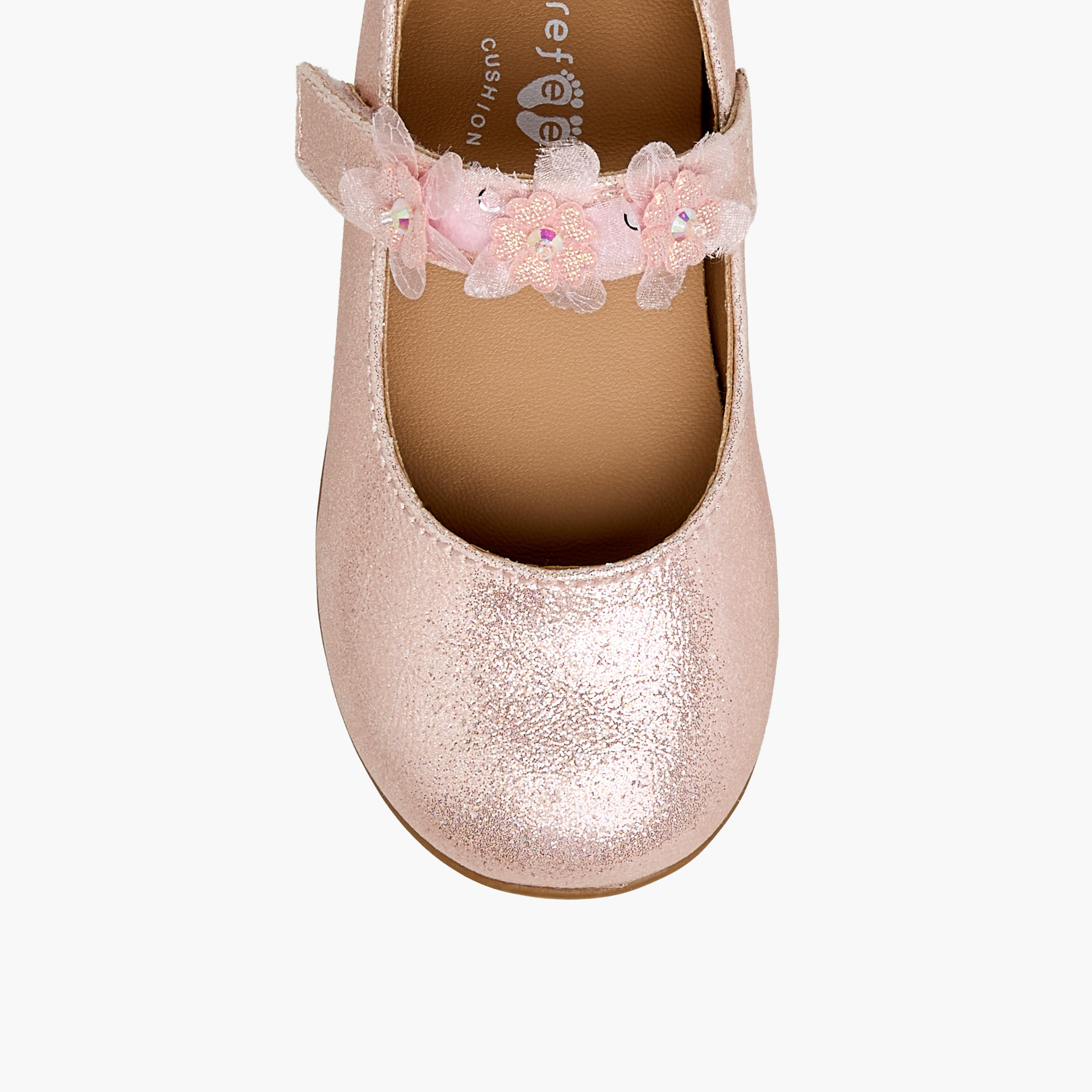 Barefeet Girls Hook and Loop Mary Jane Shoes-girls-shoes-maryjanes-image-4
