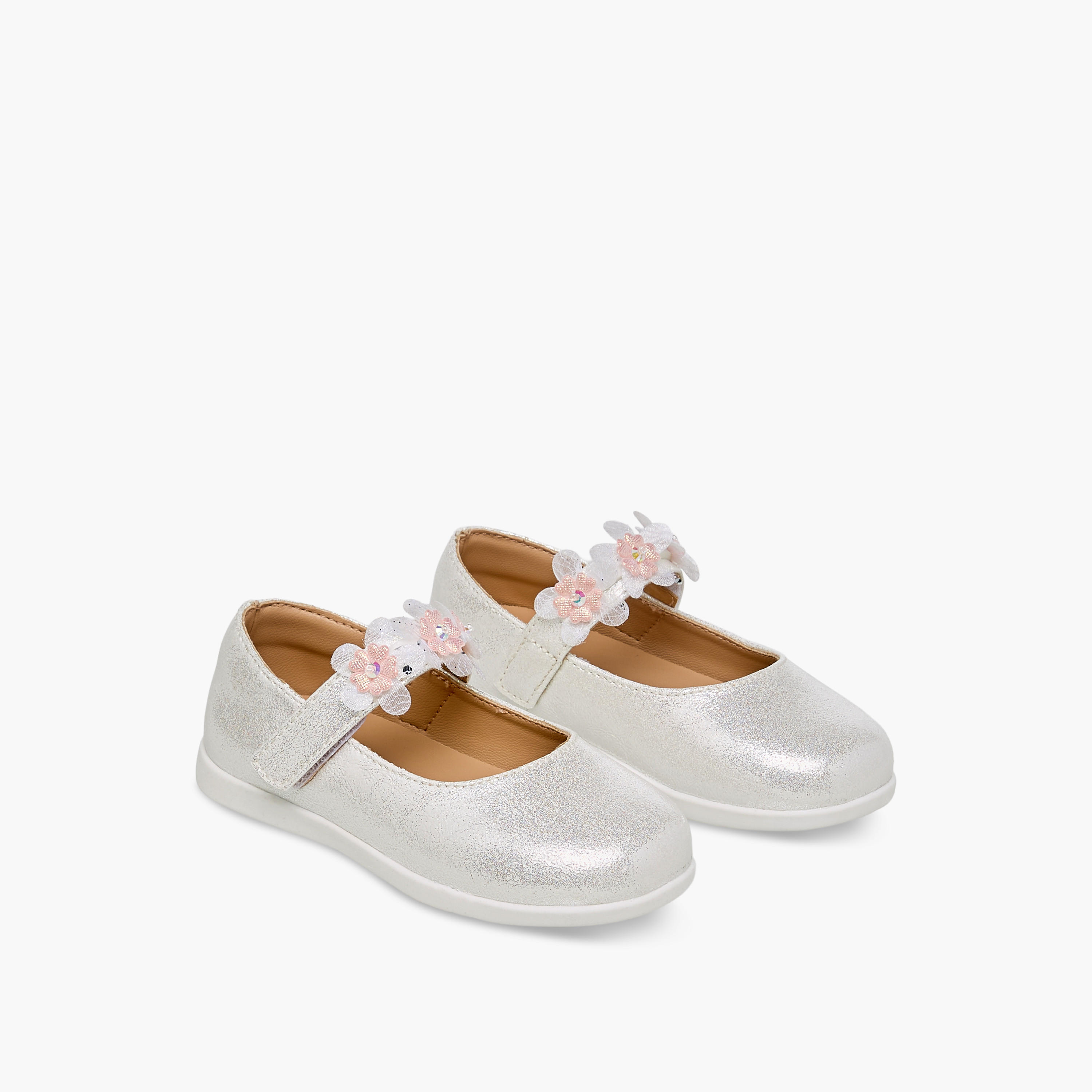 حذاء ماري جين بشريط إغلاق للبنات من بيرفيت-girls-shoes-maryjanes-image-1