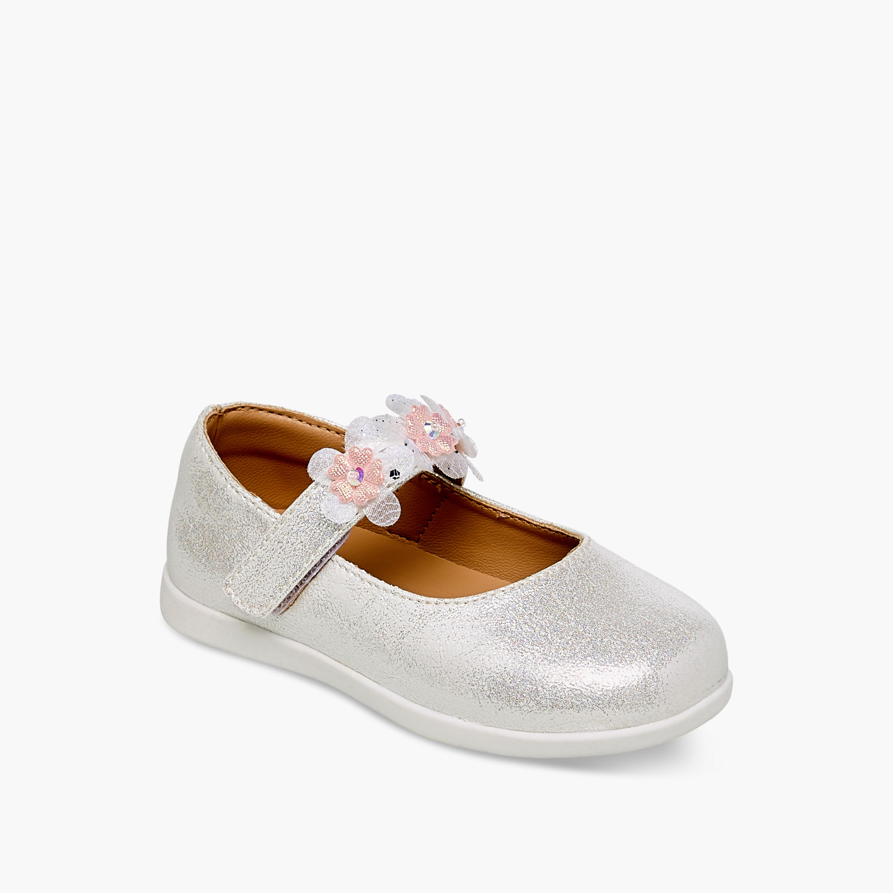 حذاء ماري جين بشريط إغلاق للبنات من بيرفيت-girls-shoes-maryjanes-image-2
