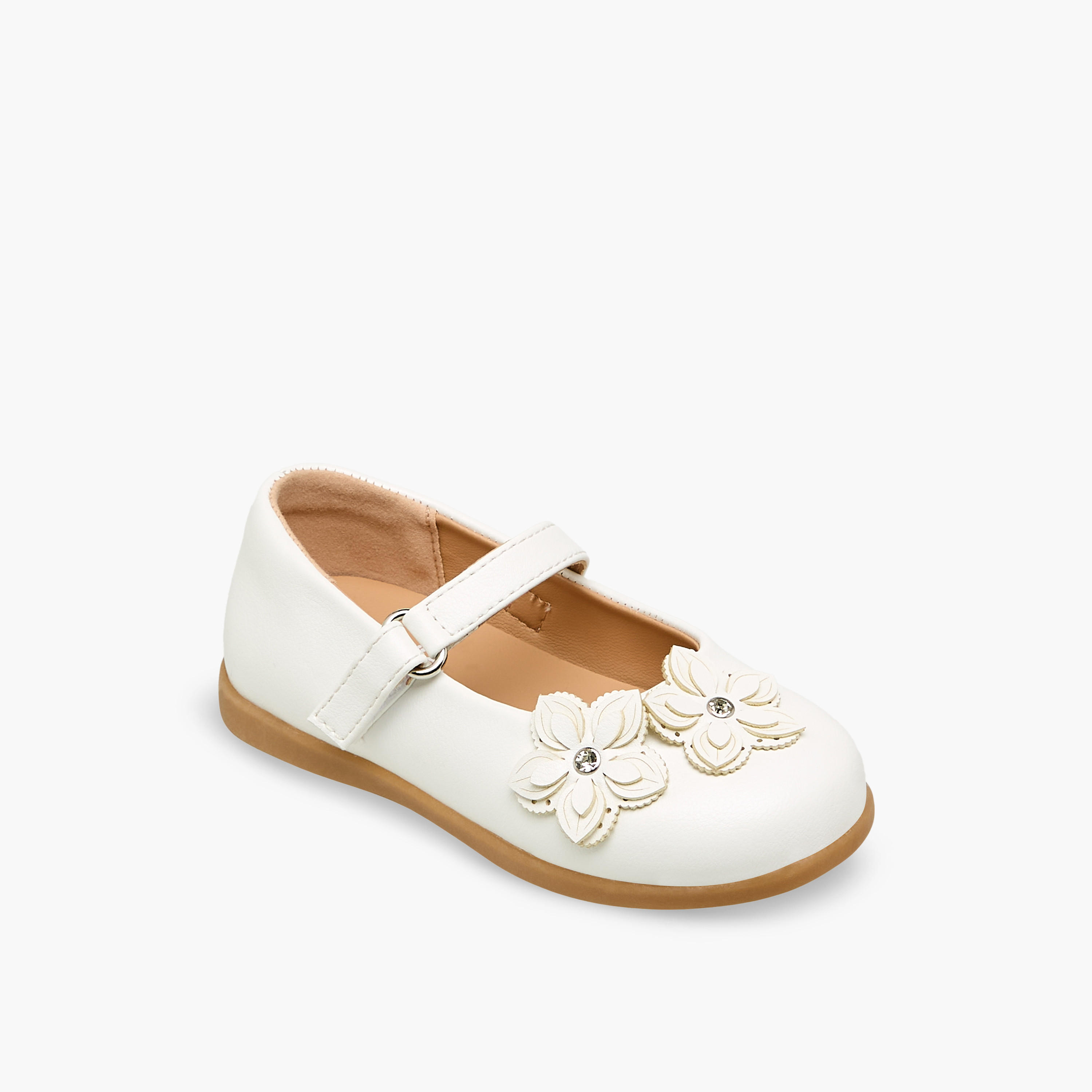 Barefeet Girls Hook & Loop Mary Jane Shoes-girls-shoes-maryjanes-image-2