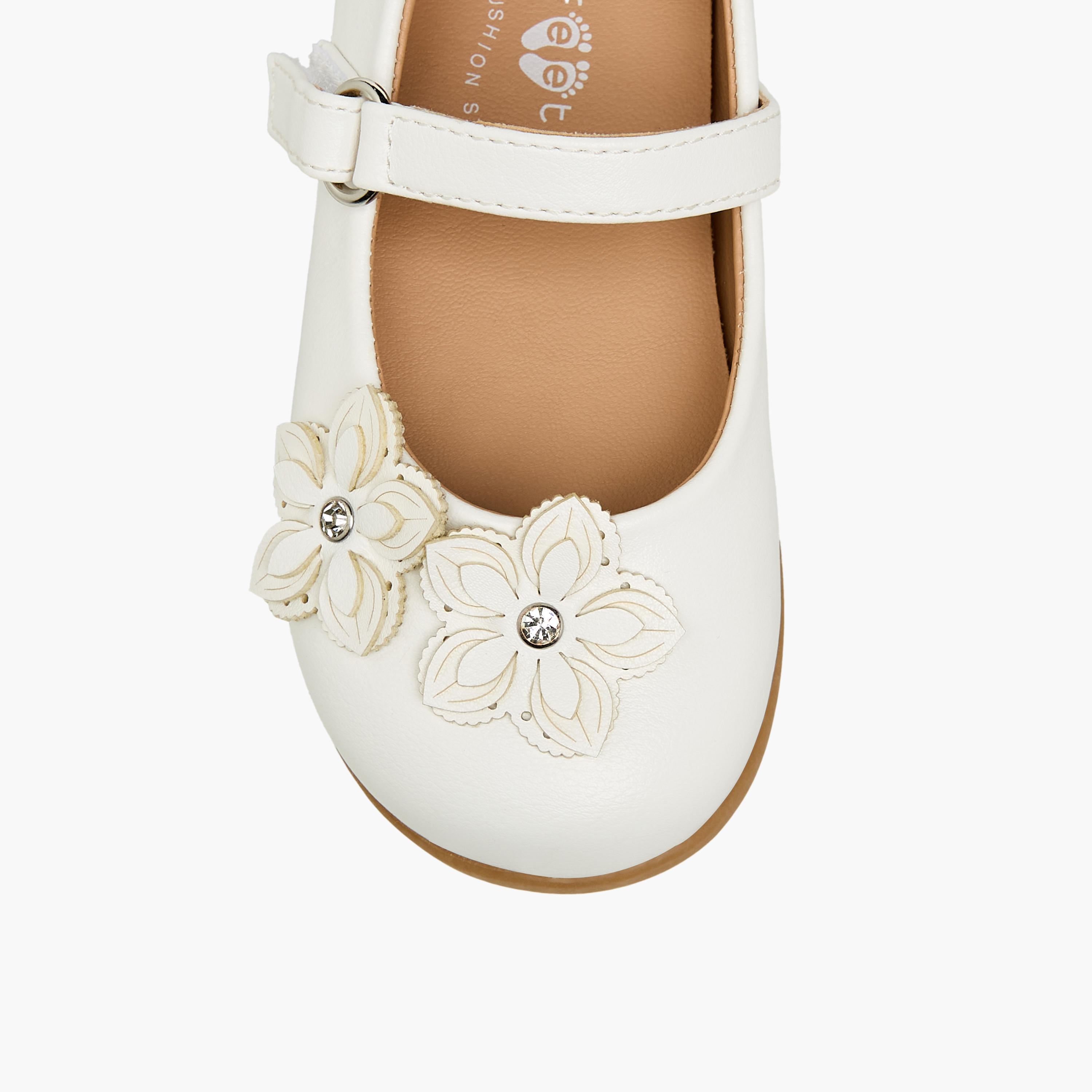 Barefeet Girls Hook & Loop Mary Jane Shoes-girls-shoes-maryjanes-image-4